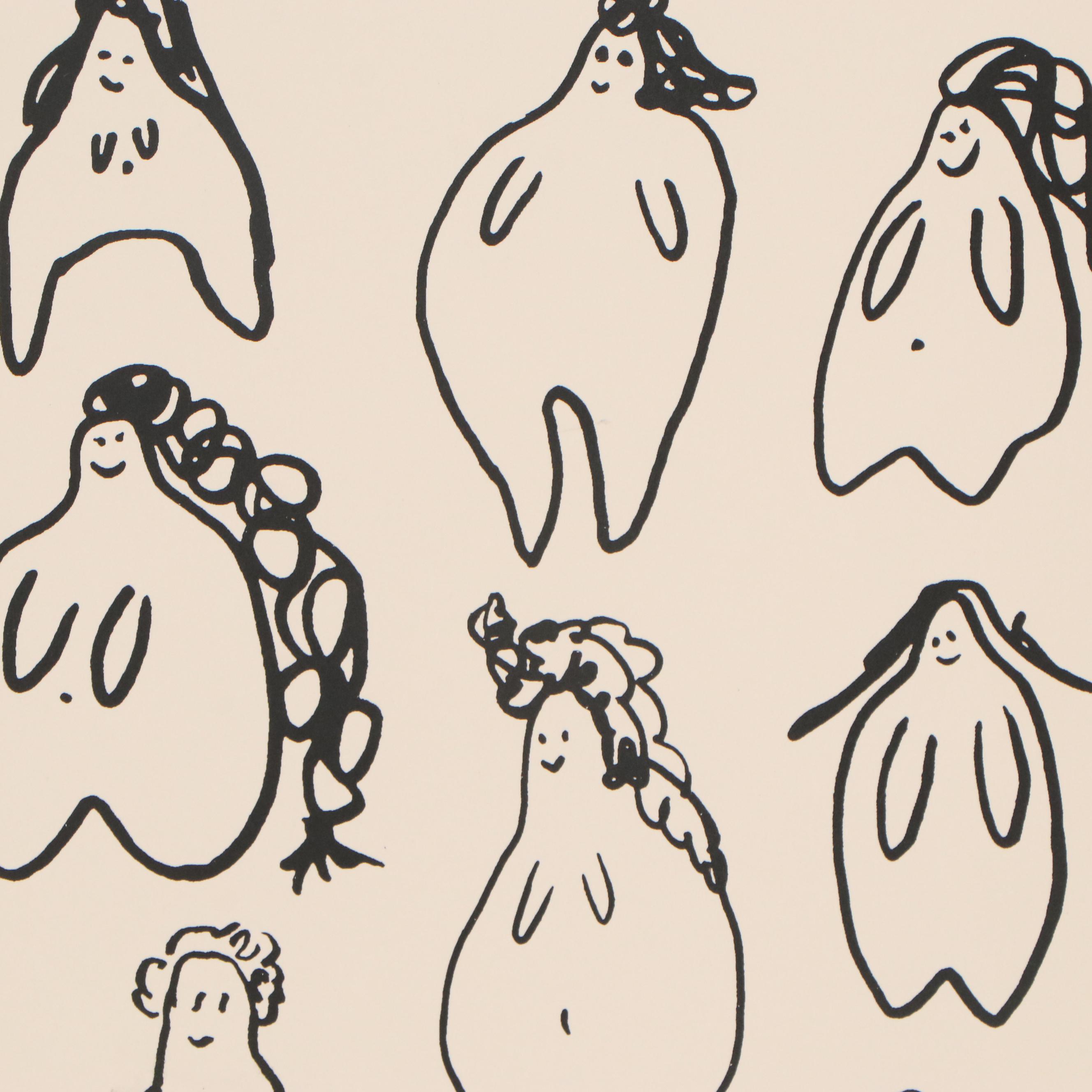 Pull Club Studio Serigraph "Beautiful Ladies," 21st Century