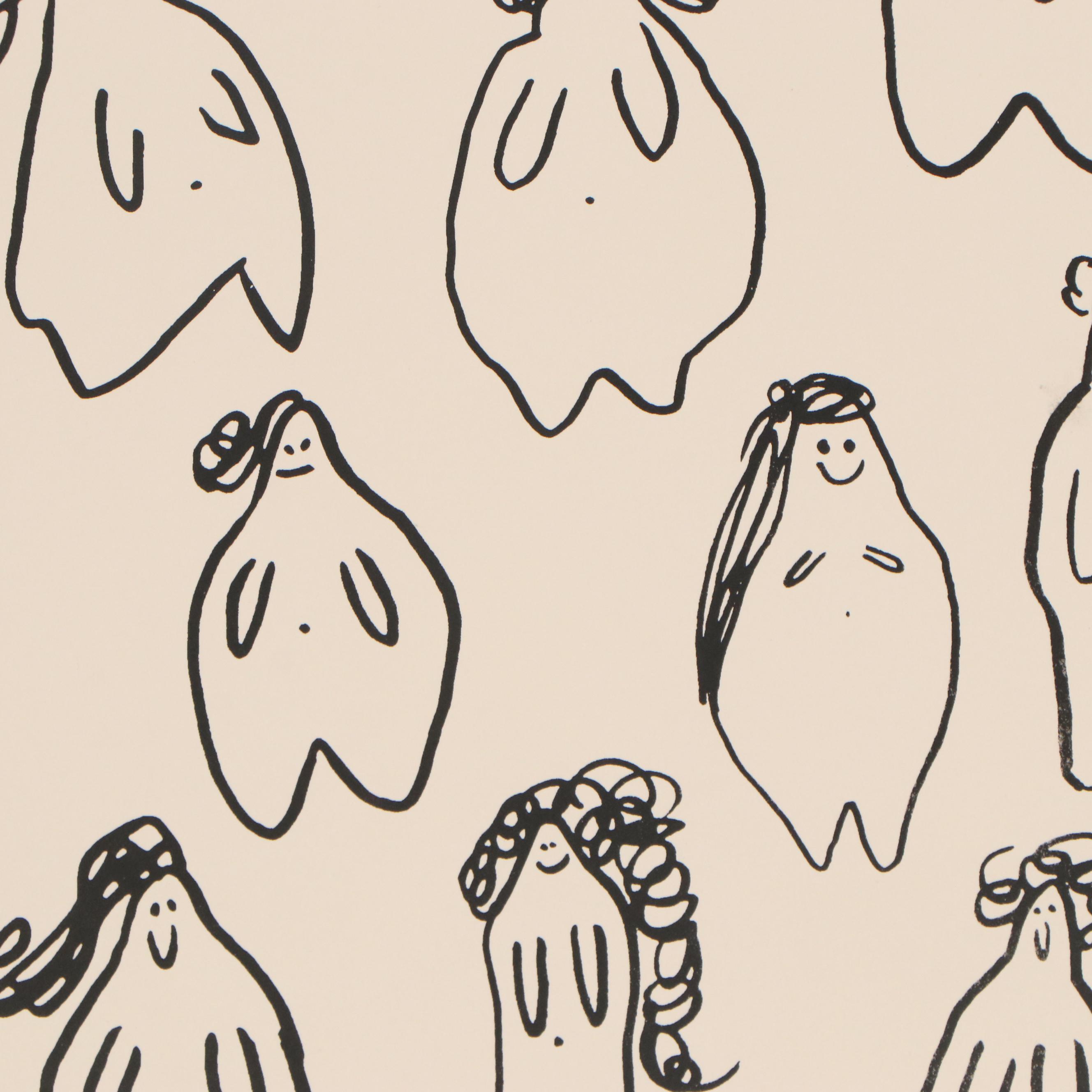 Pull Club Studio Serigraph "Beautiful Ladies," 21st Century