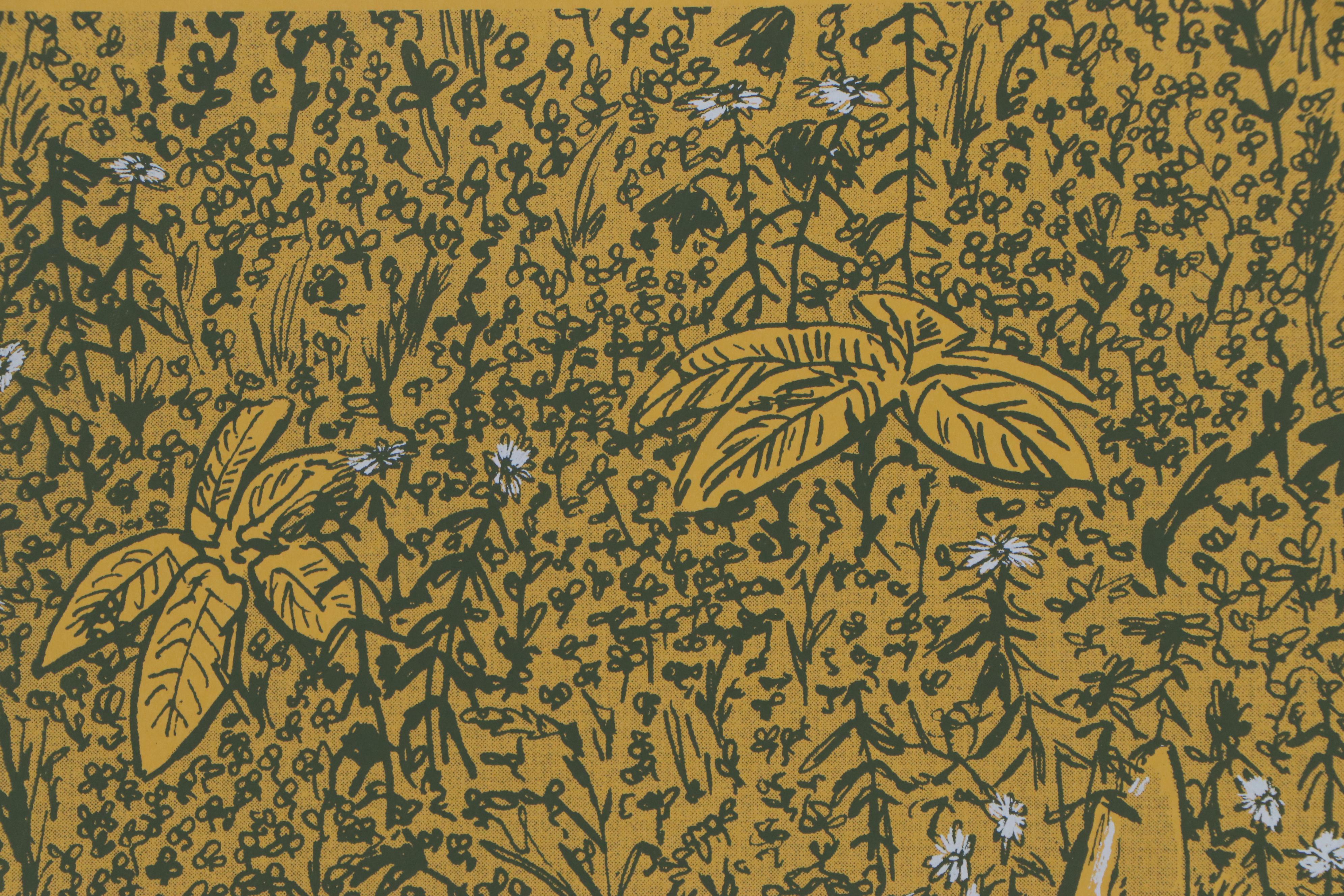 Linda Winder Serigraph "Overgrowth," 21st Century