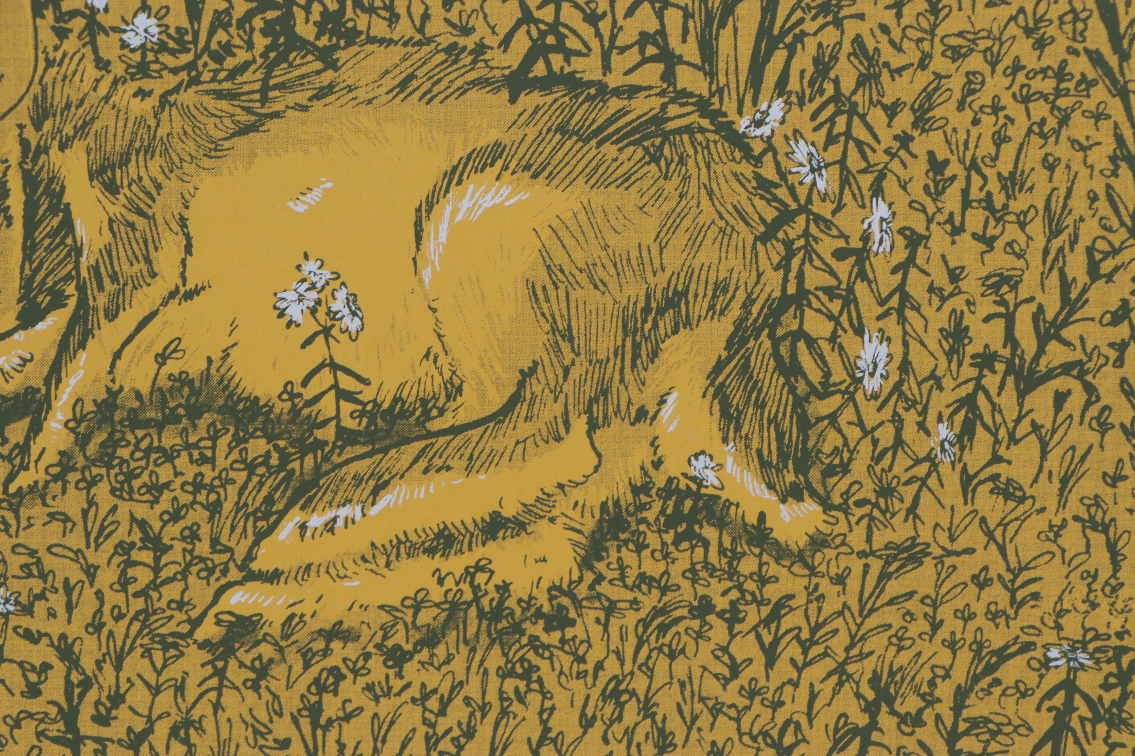 Linda Winder Serigraph "Overgrowth," 21st Century