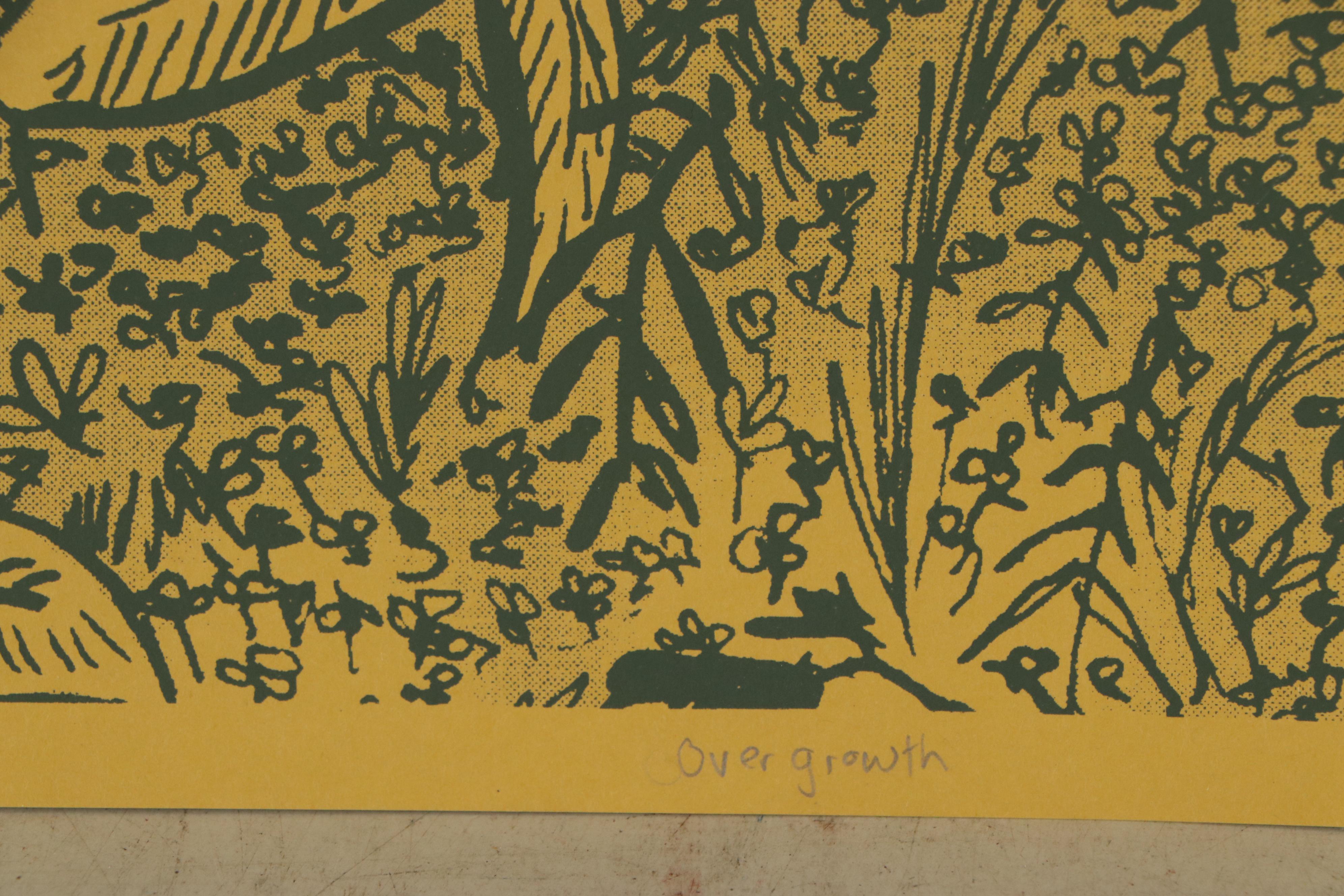 Linda Winder Serigraph "Overgrowth," 21st Century