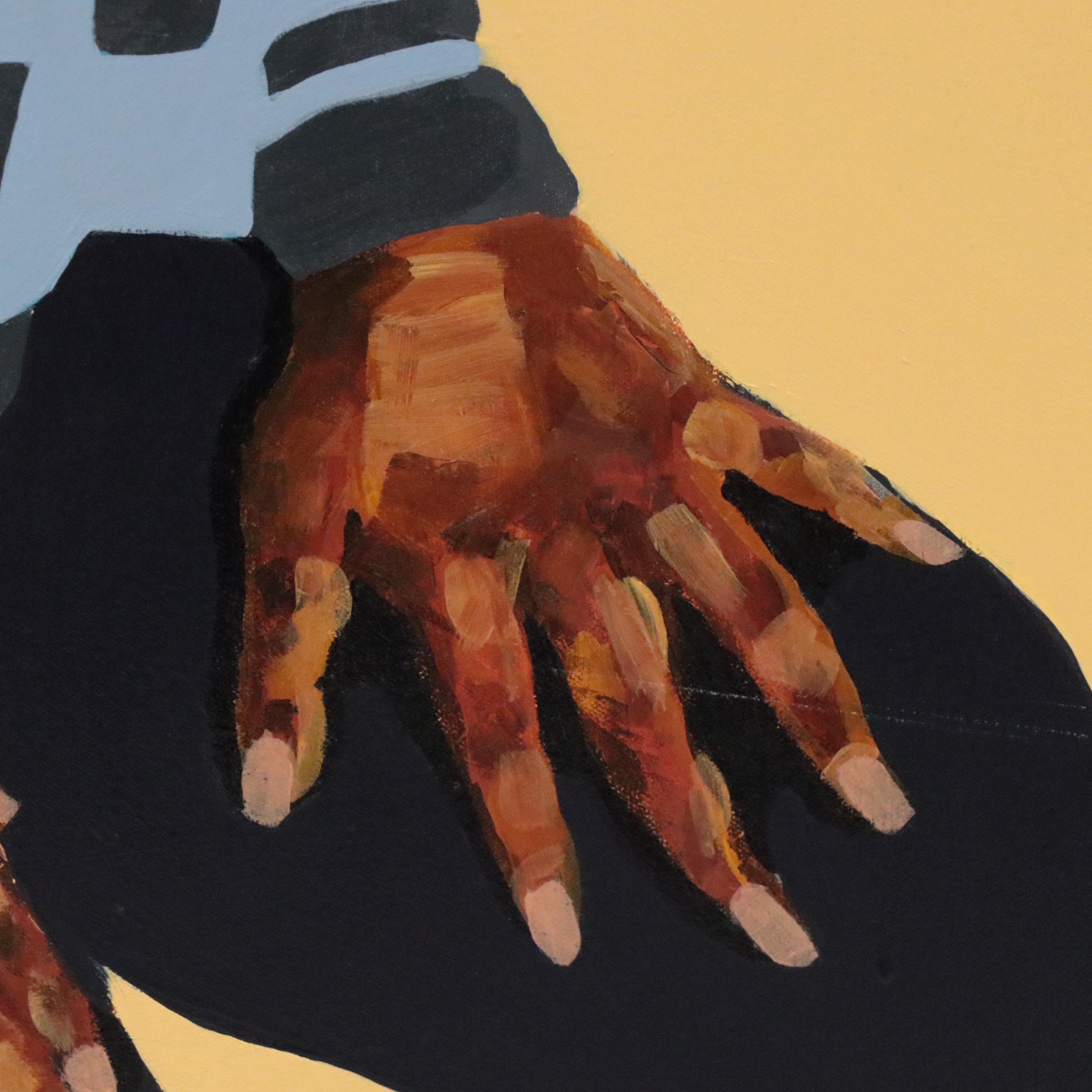 Nytaya Babbitt Large-Scale Portrait Acrylic Painting of Seated Woman, 2020