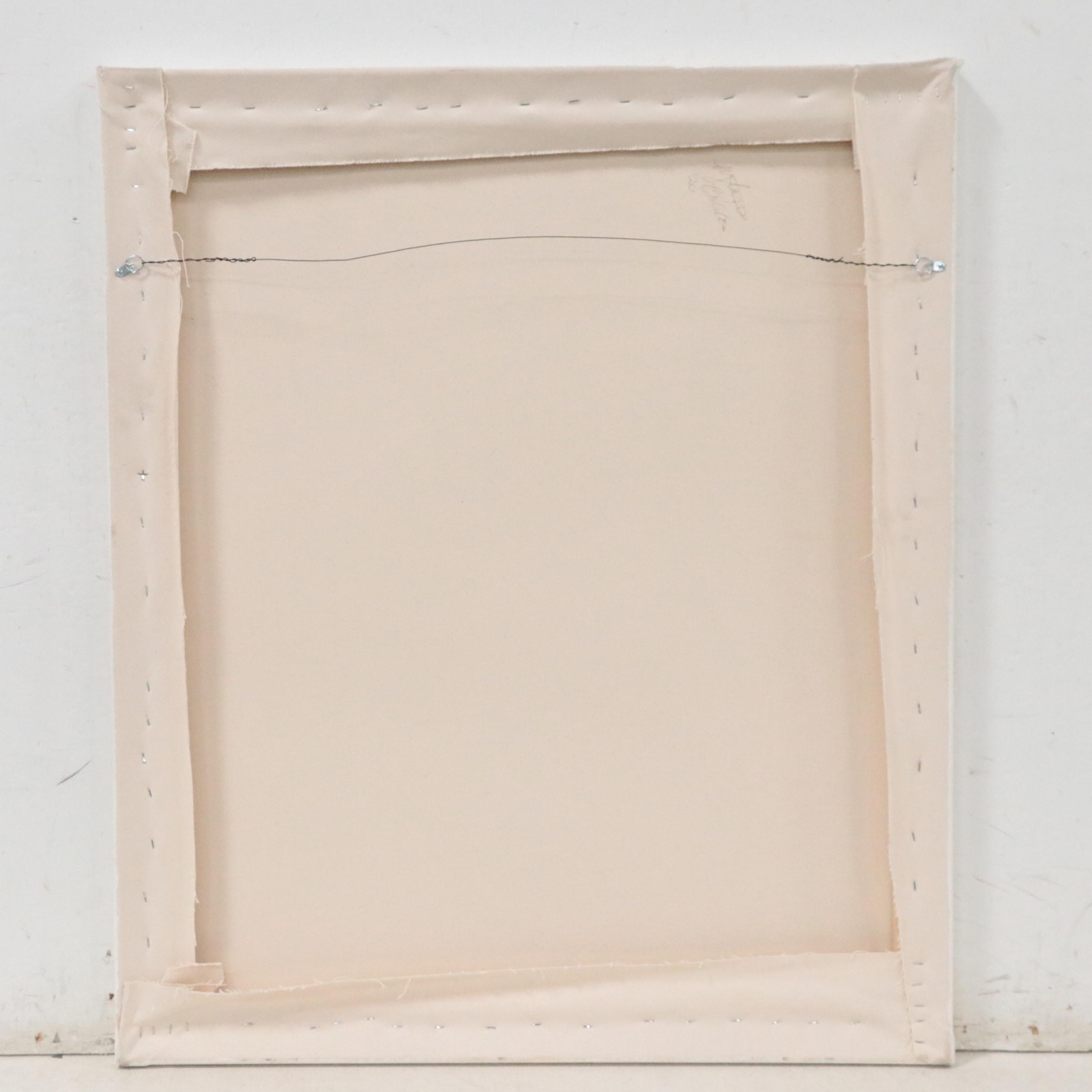 Nytaya Babbitt Large-Scale Portrait Acrylic Painting of Seated Woman, 2020