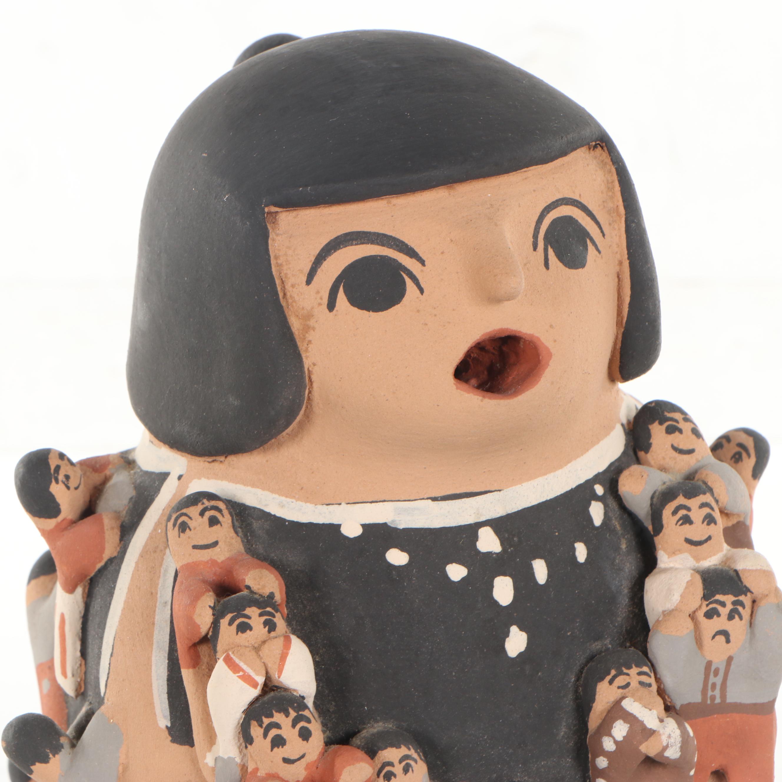 J.S Shendo Pueblo Figural Sculpture, 1990