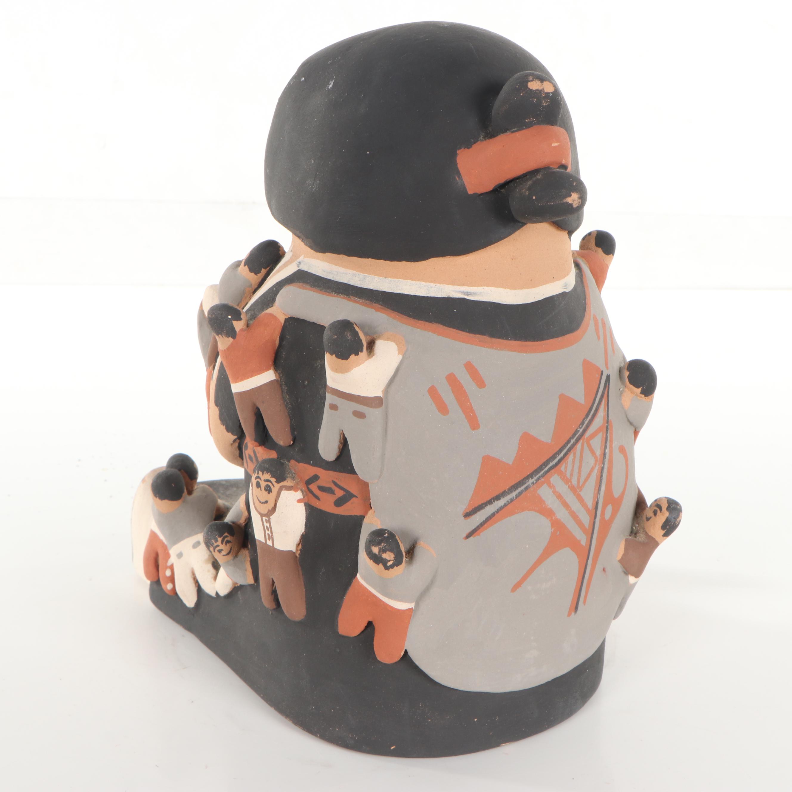 J.S Shendo Pueblo Figural Sculpture, 1990