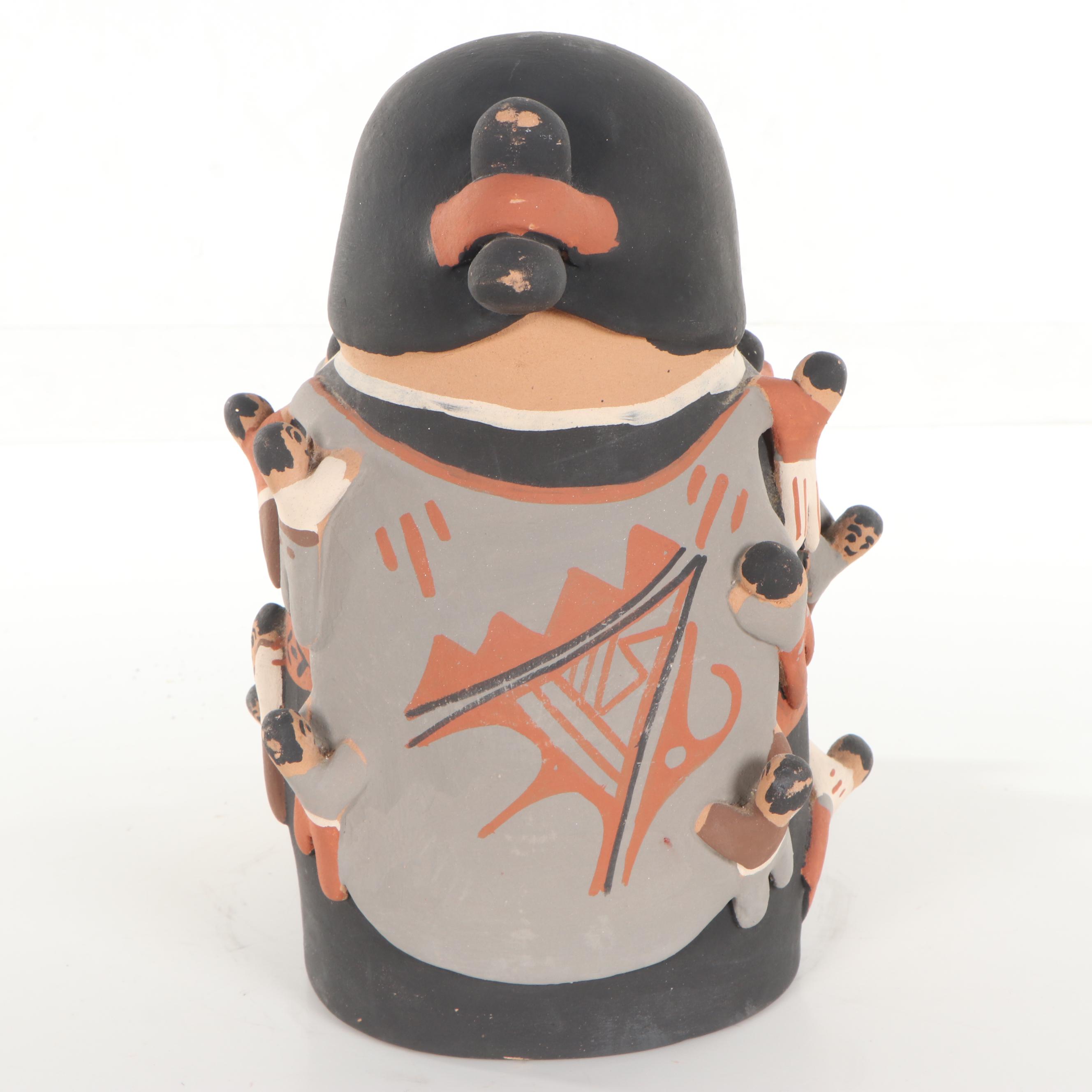 J.S Shendo Pueblo Figural Sculpture, 1990