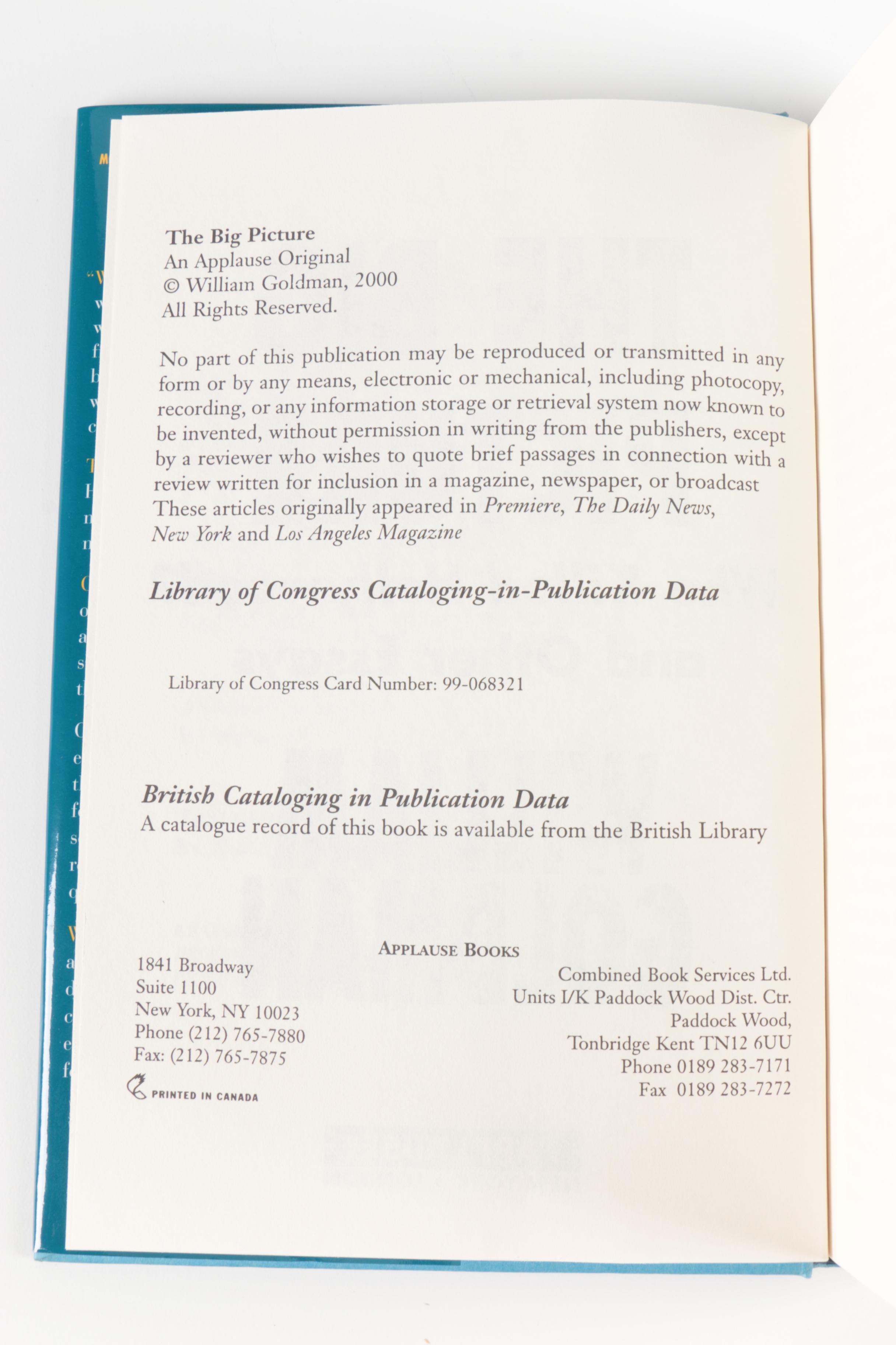 "The Princess Bride" and More by William Goldman