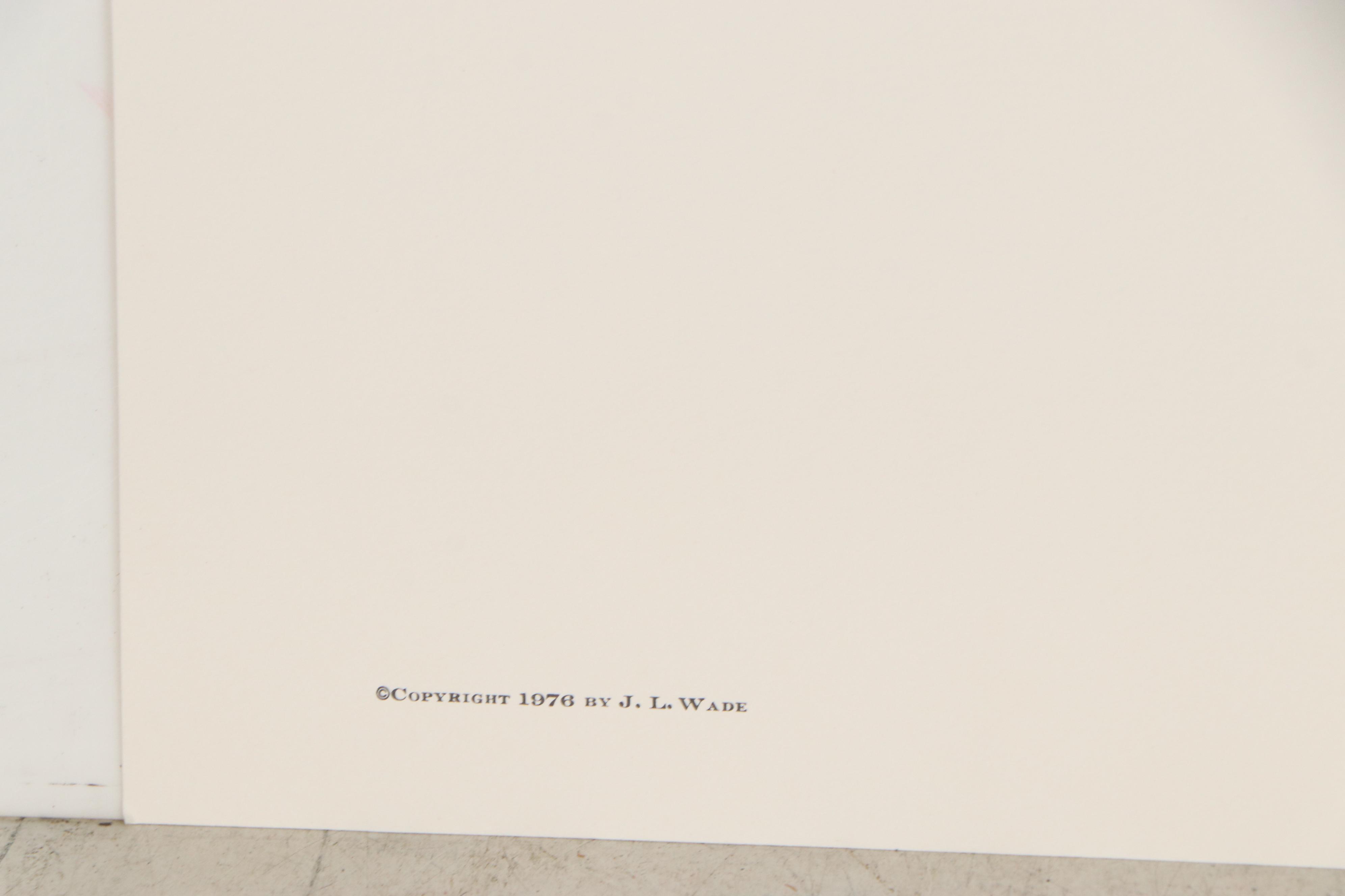 Richard Timm Offset Lithograph "Snowshoe Hare," 1976