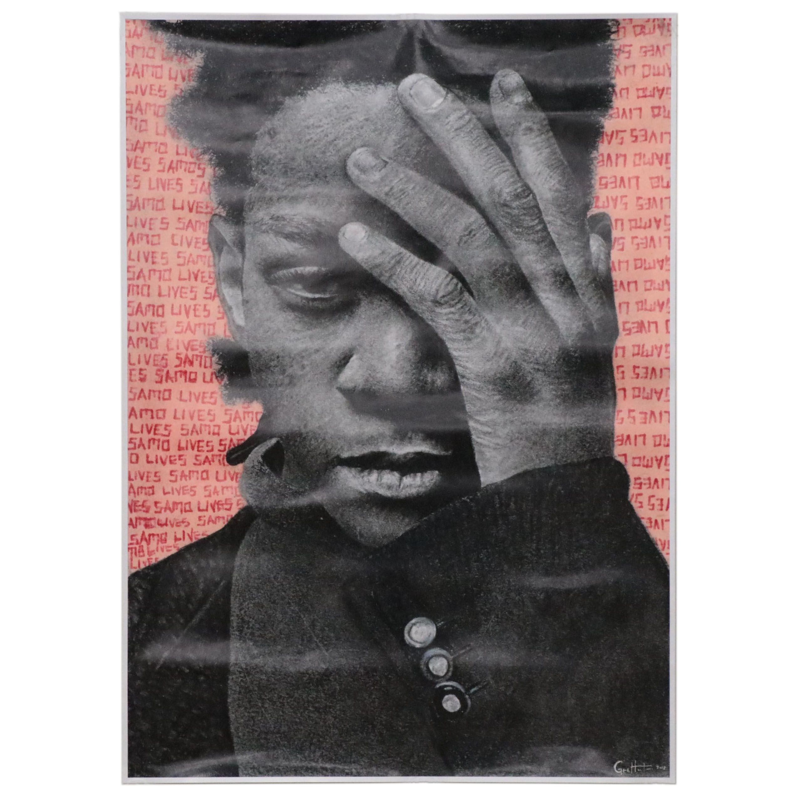 Gee Horton Giclée "Samo Lives," 2018