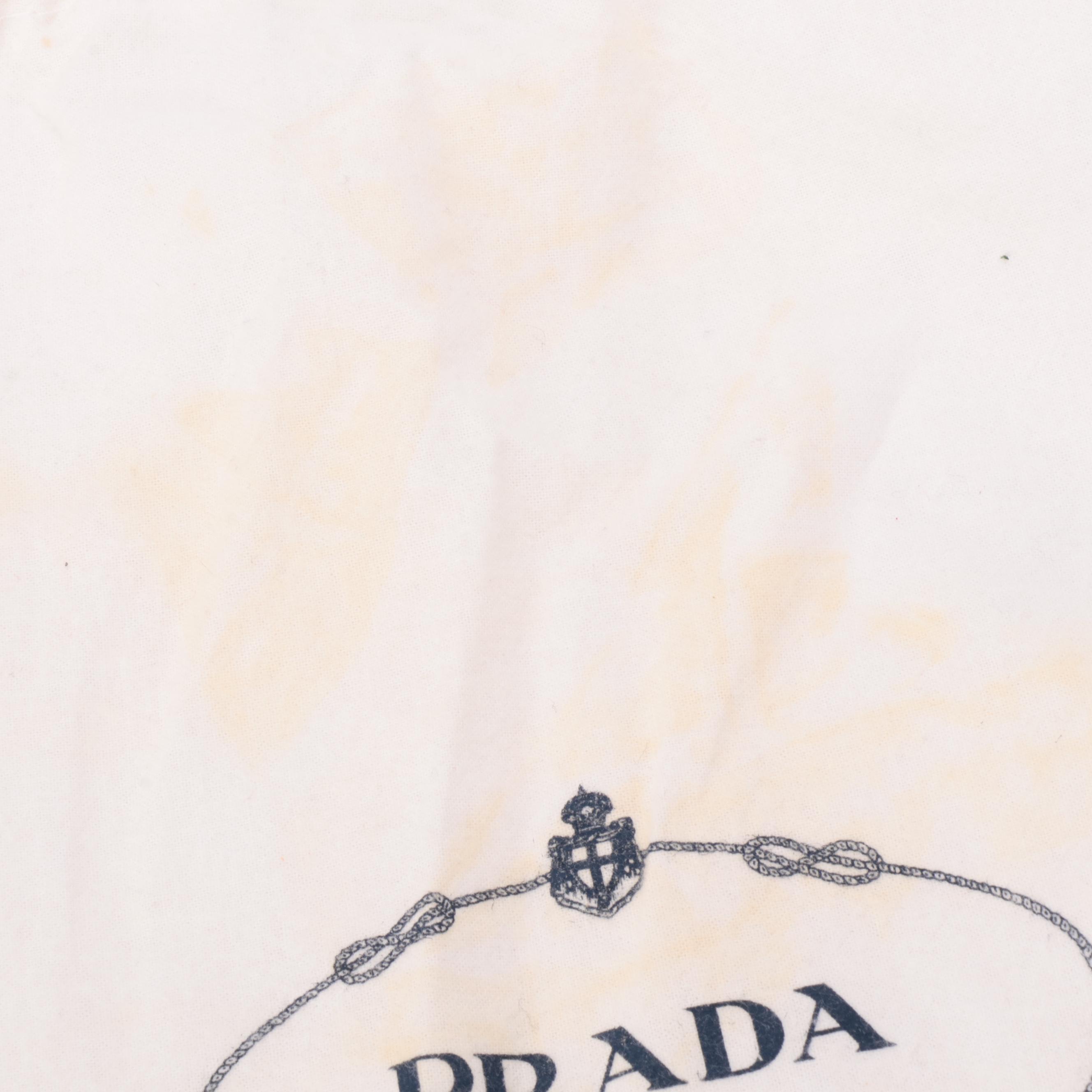 Prada Tricolor Woven Leather Ballet Flats