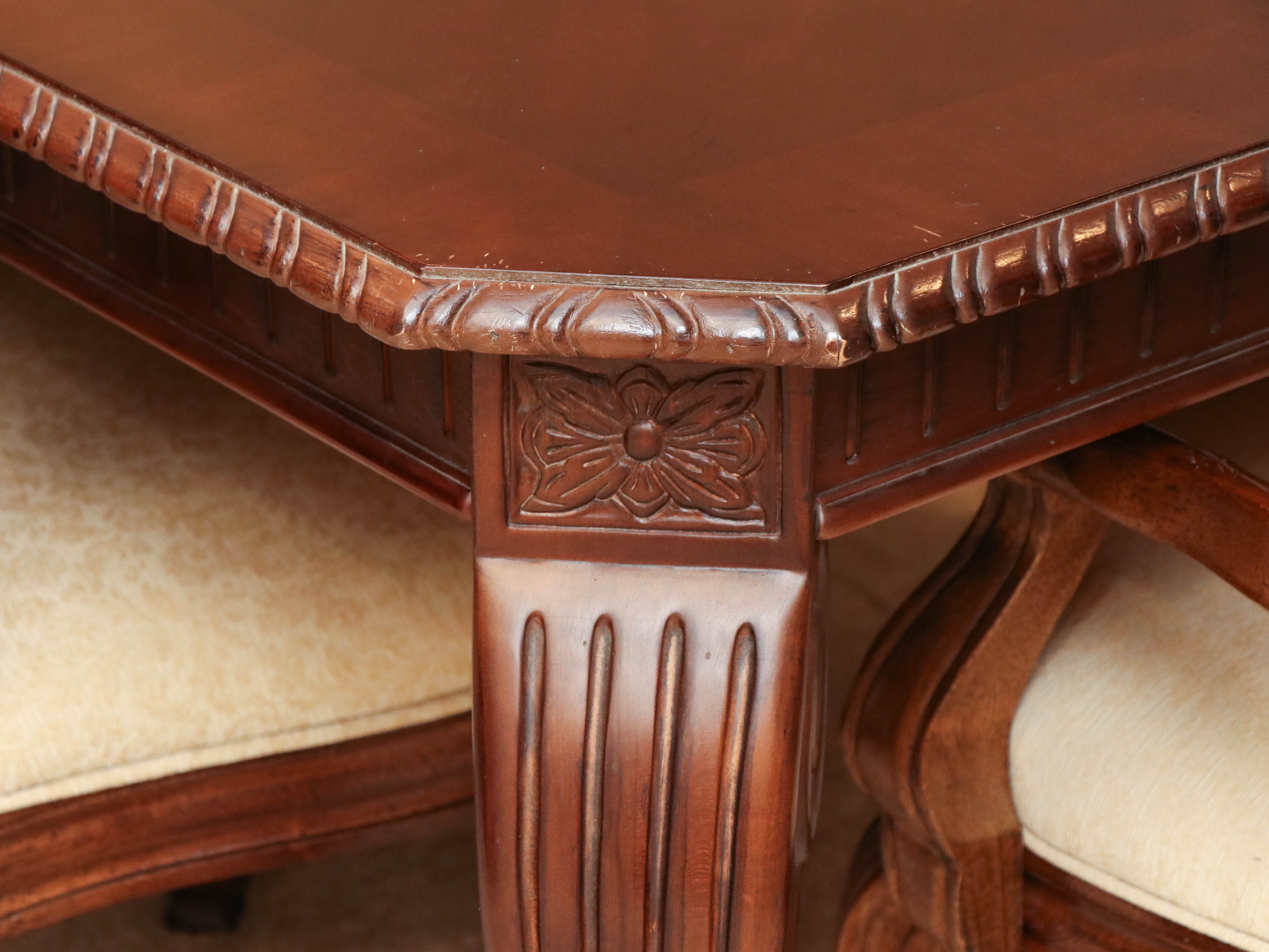 Bernhardt "La Scala" Nine-Piece Cherry Dining Set