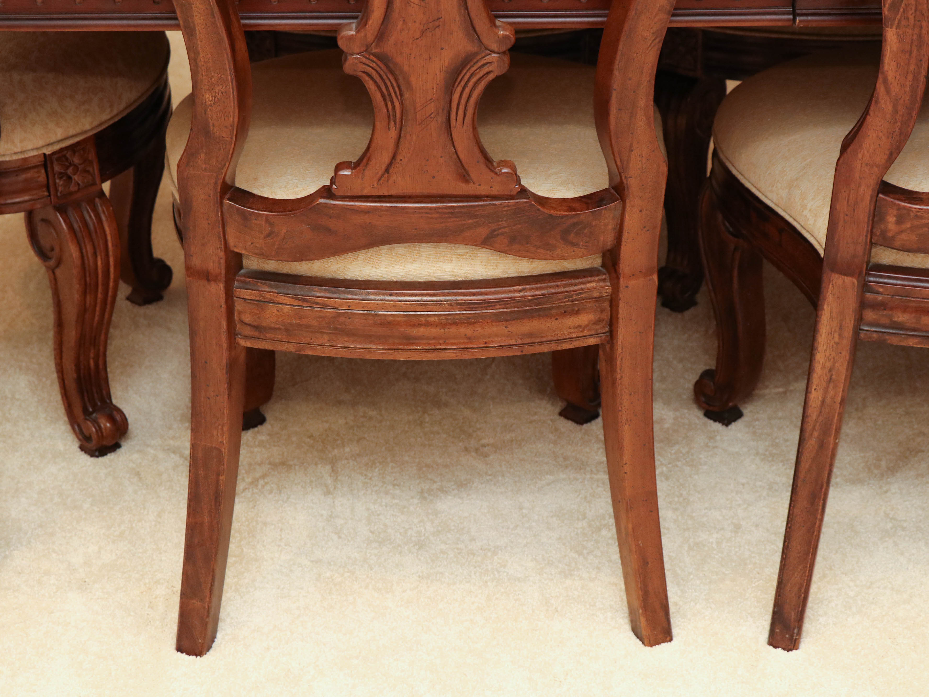 Bernhardt "La Scala" Nine-Piece Cherry Dining Set