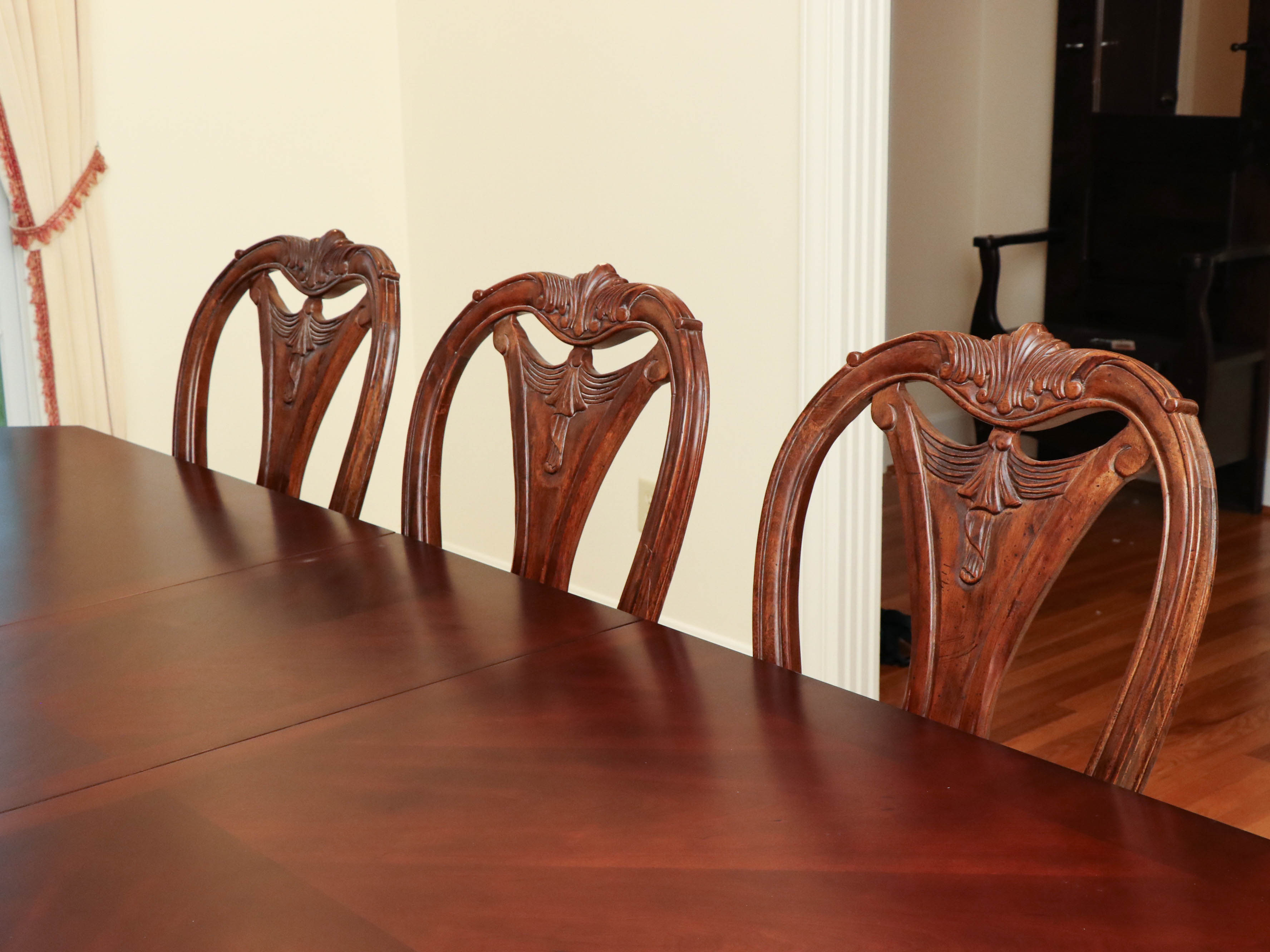 Bernhardt "La Scala" Nine-Piece Cherry Dining Set