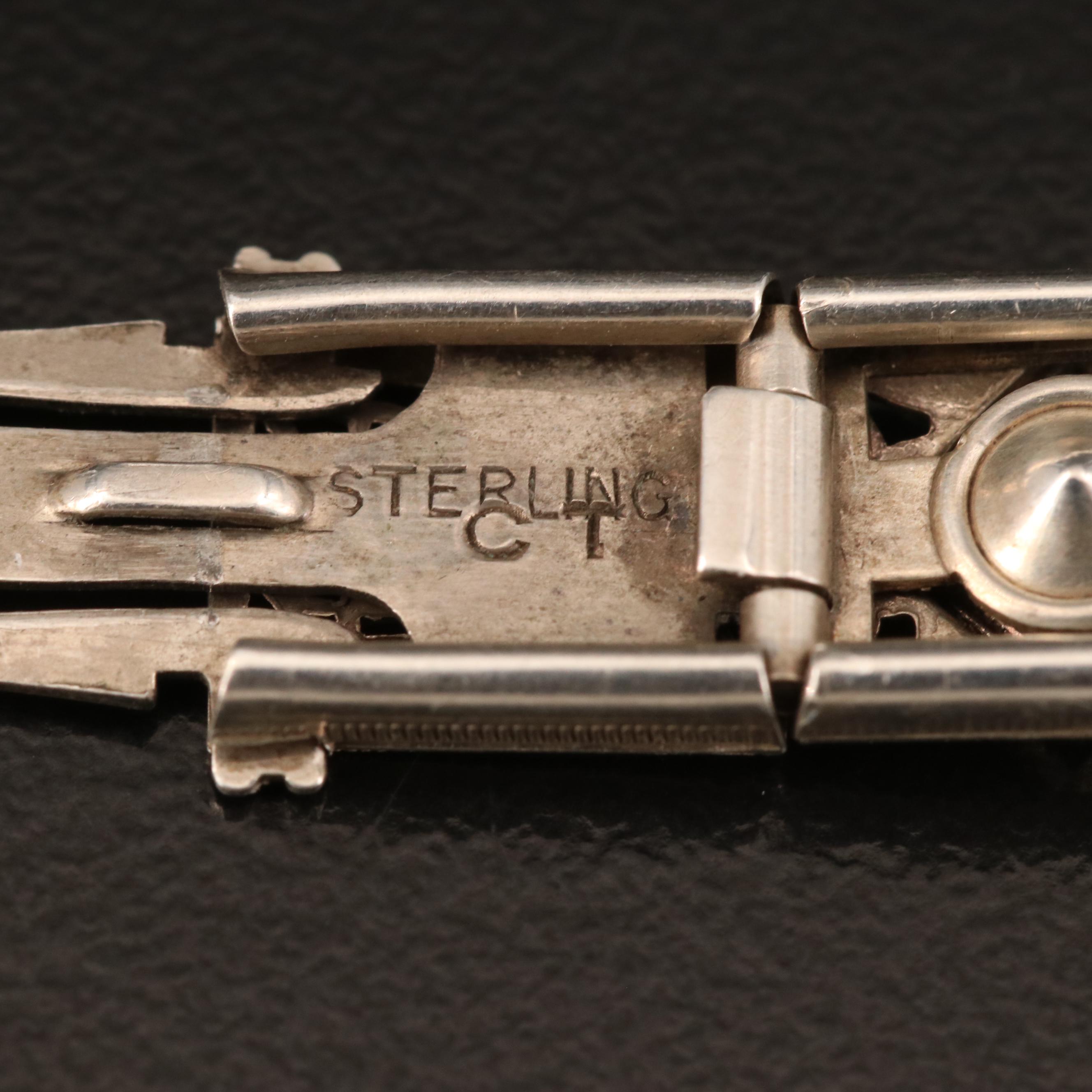 Sterling Rhinestone Bracelet