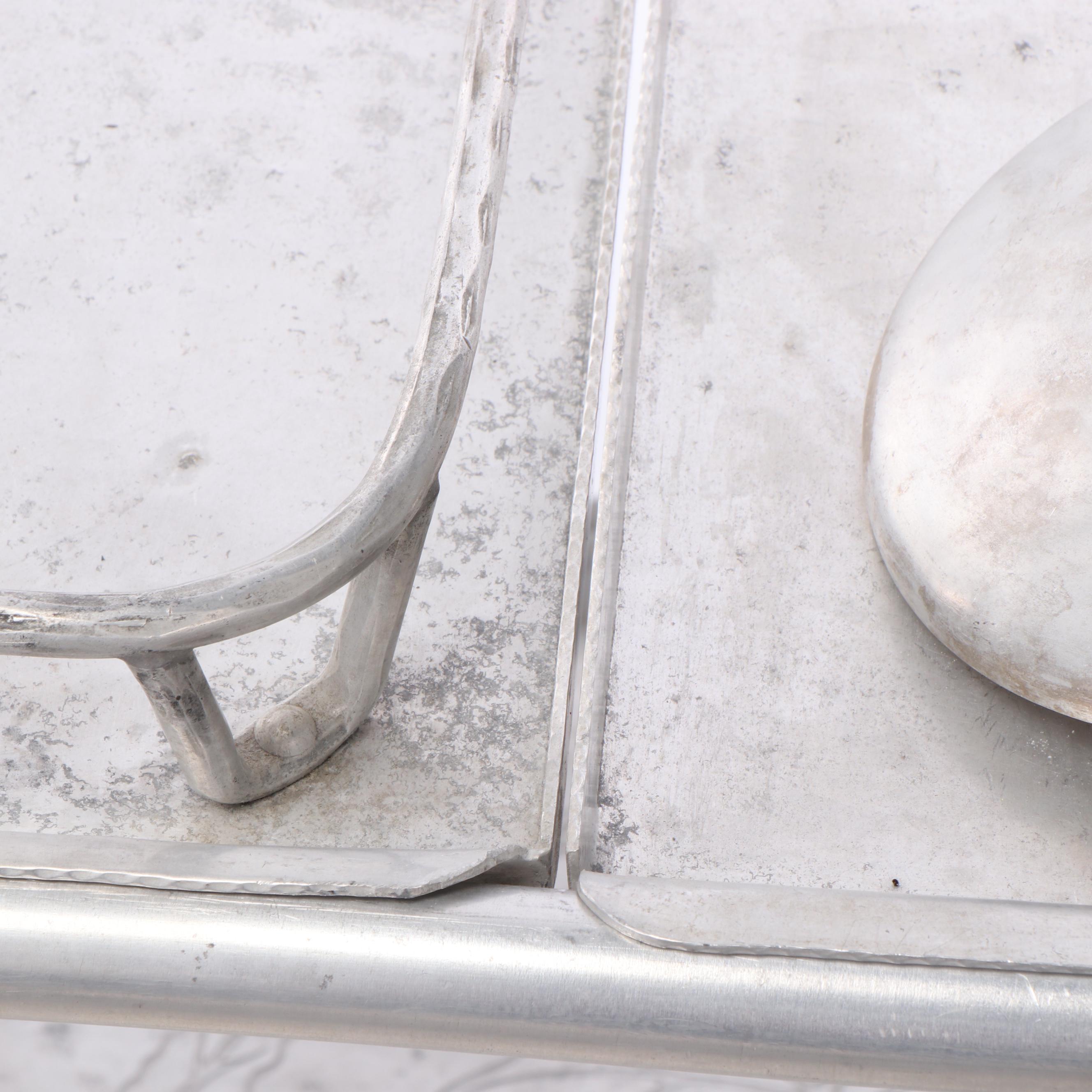 Russel Wright Everlast Forged Aluminum Mobile Bar or Serving Cart