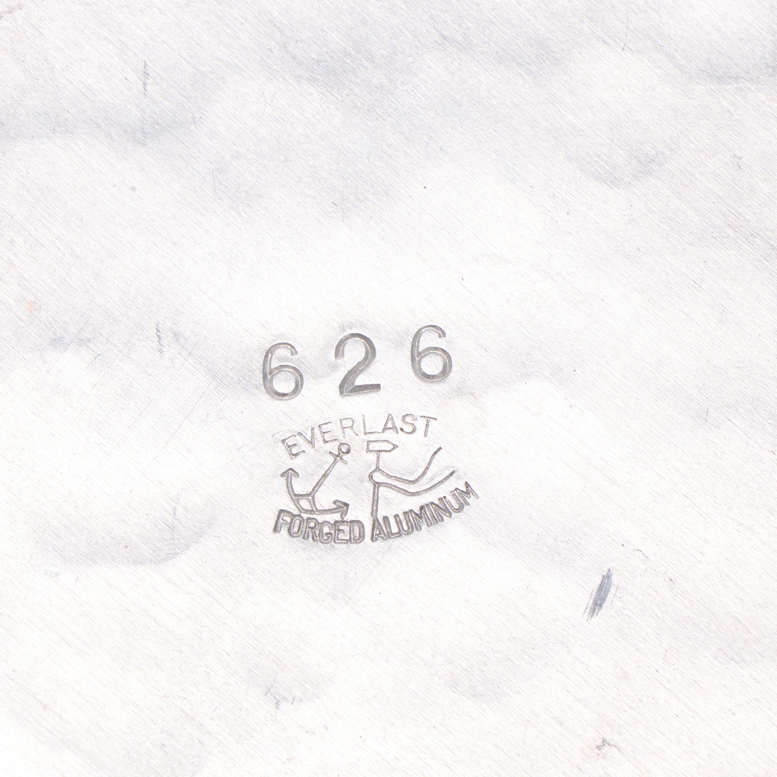 Russel Wright Everlast Forged Aluminum Mobile Bar or Serving Cart