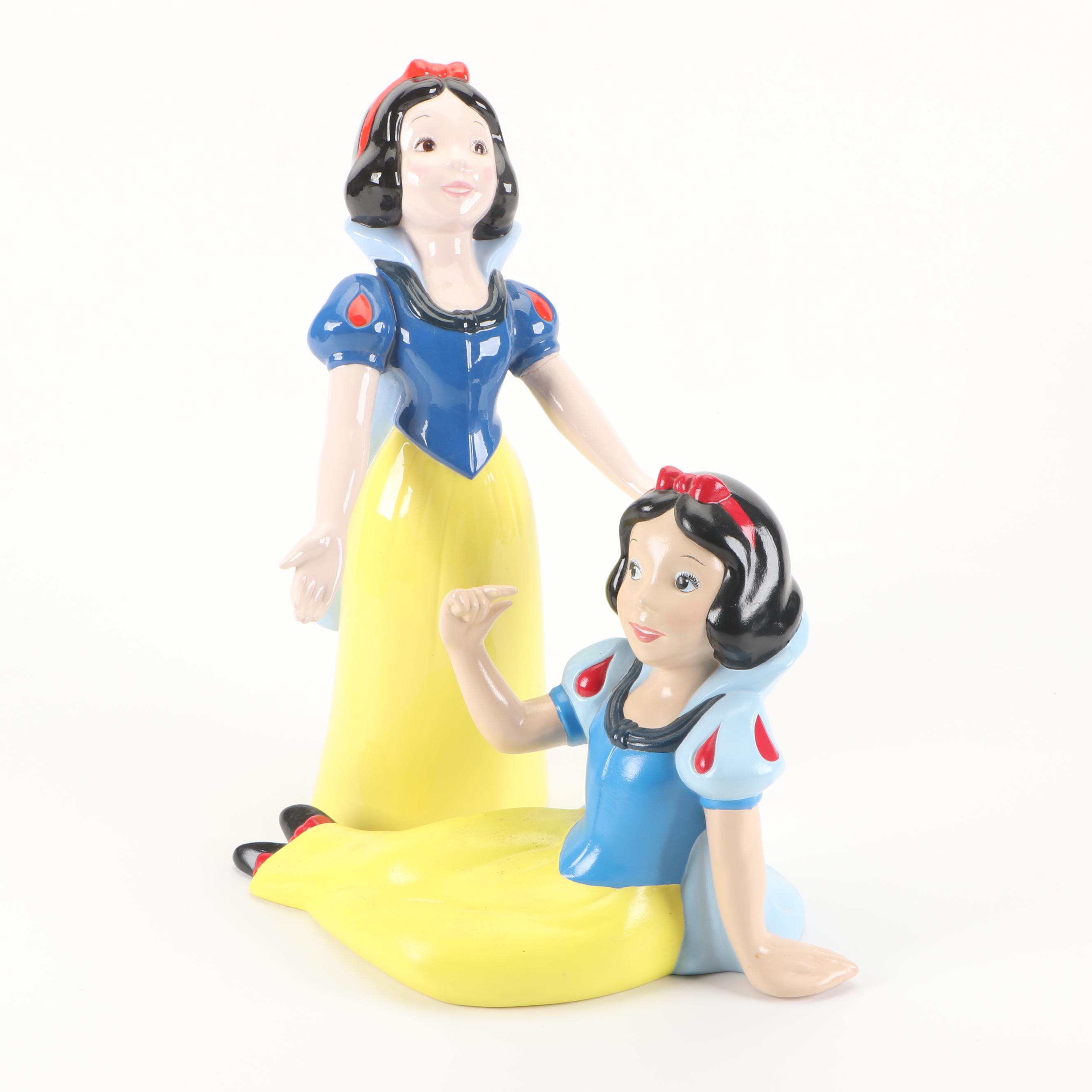 Walt Disney Productions "Snow White" Ceramic Figurines, Vintage