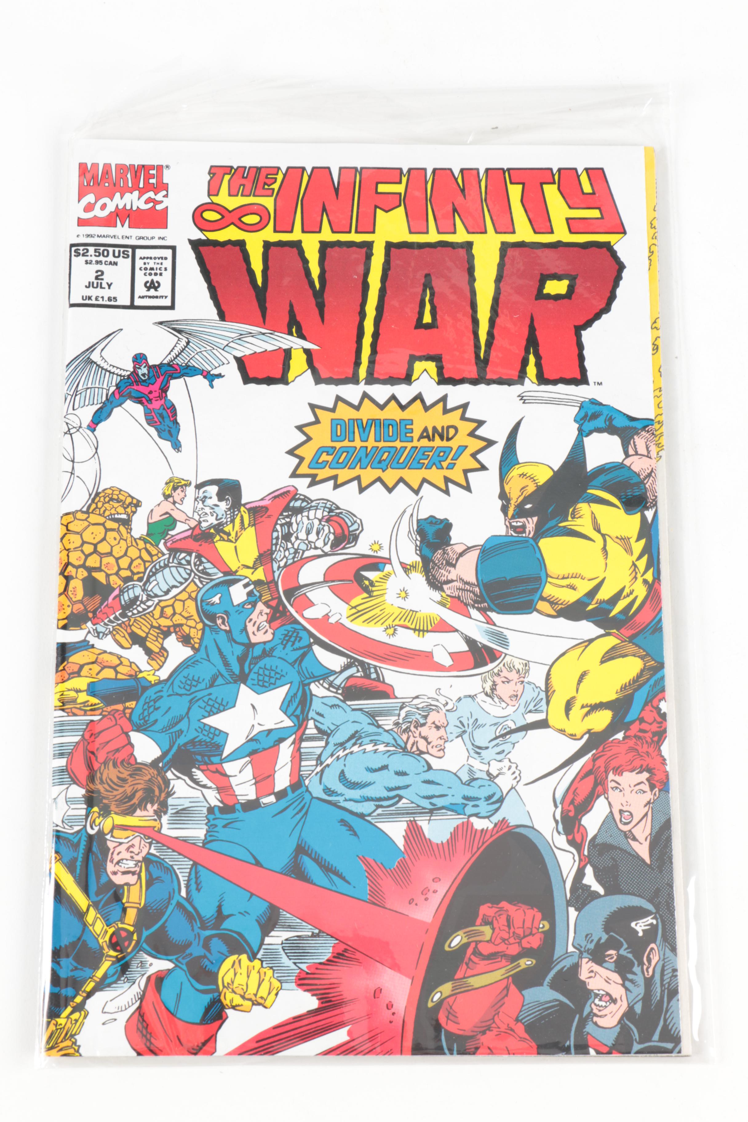 Modern Age Marvel Comics "Infinity War" Comic Book Volumes 1 - 6