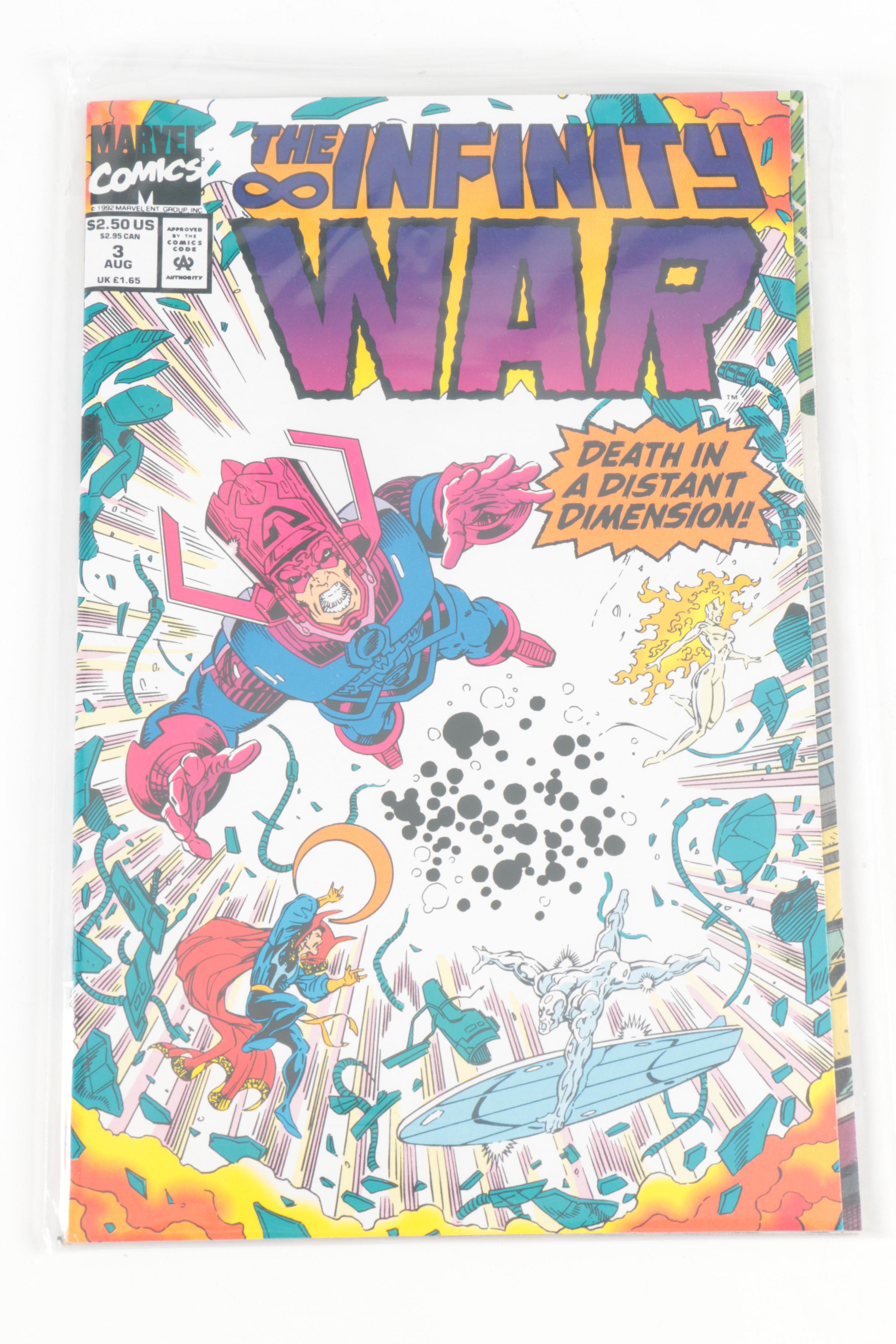 Modern Age Marvel Comics "Infinity War" Comic Book Volumes 1 - 6