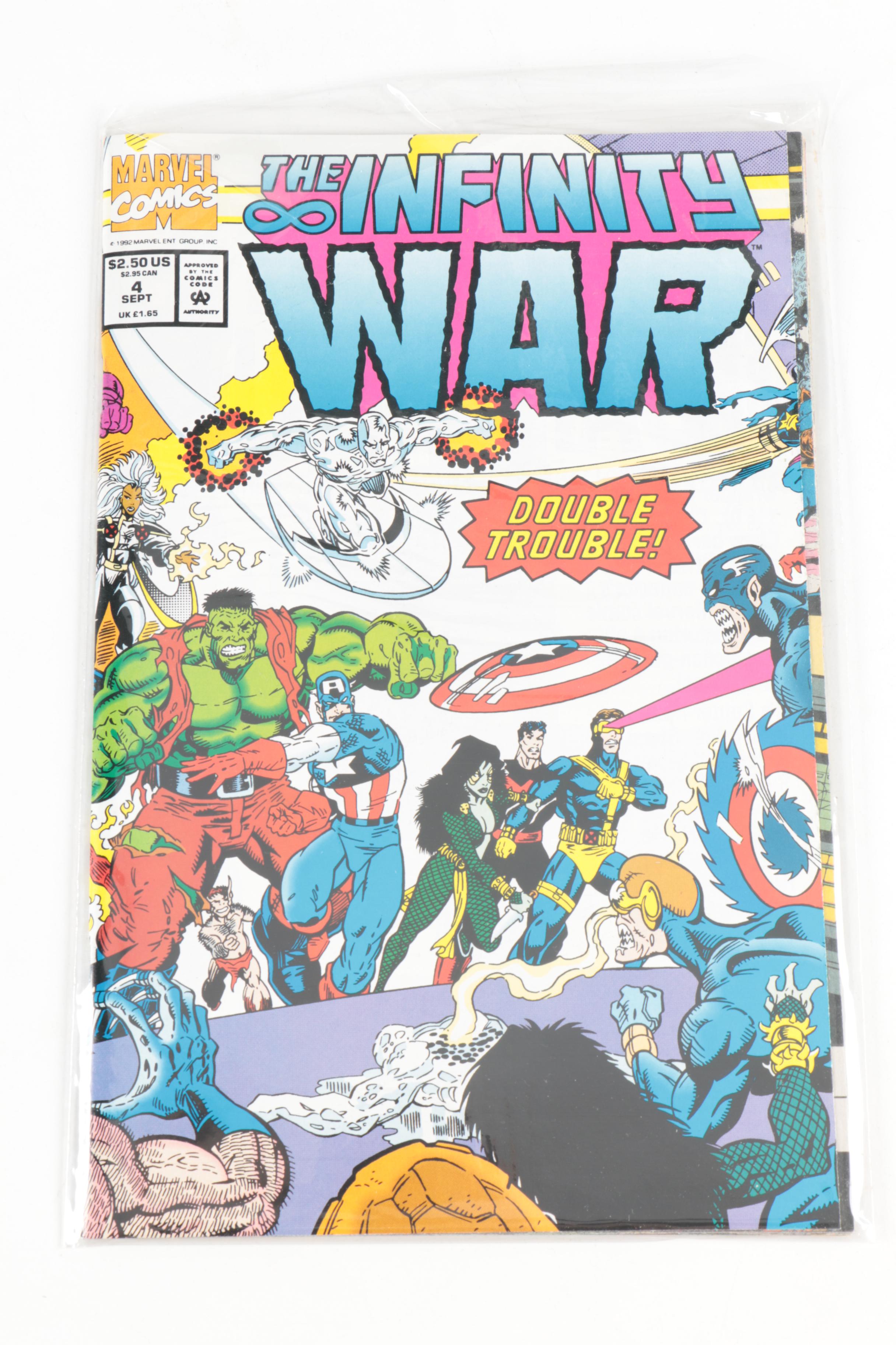 Modern Age Marvel Comics "Infinity War" Comic Book Volumes 1 - 6