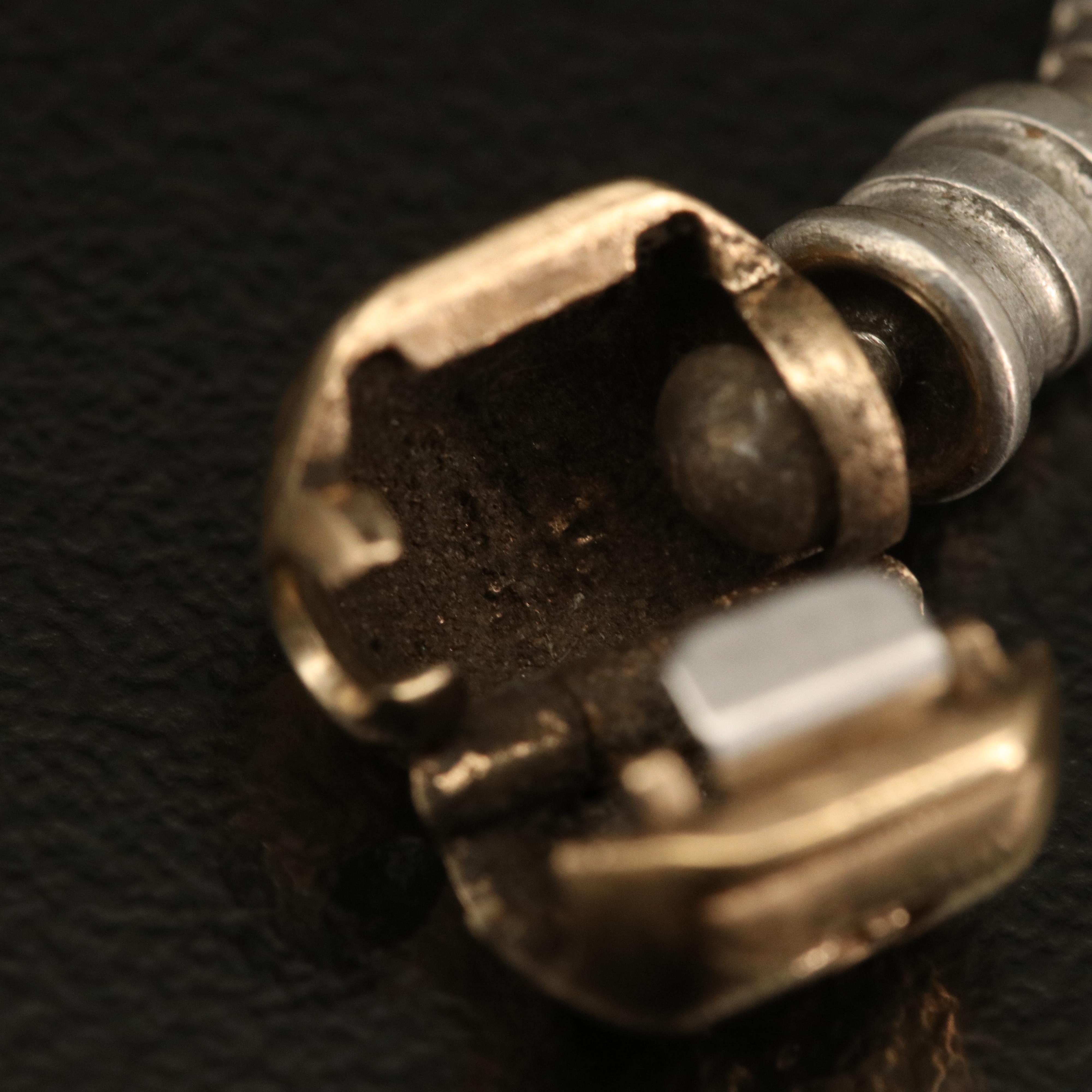 Pandora Sterling Charm Bracelet Including Disney and Heart Charms