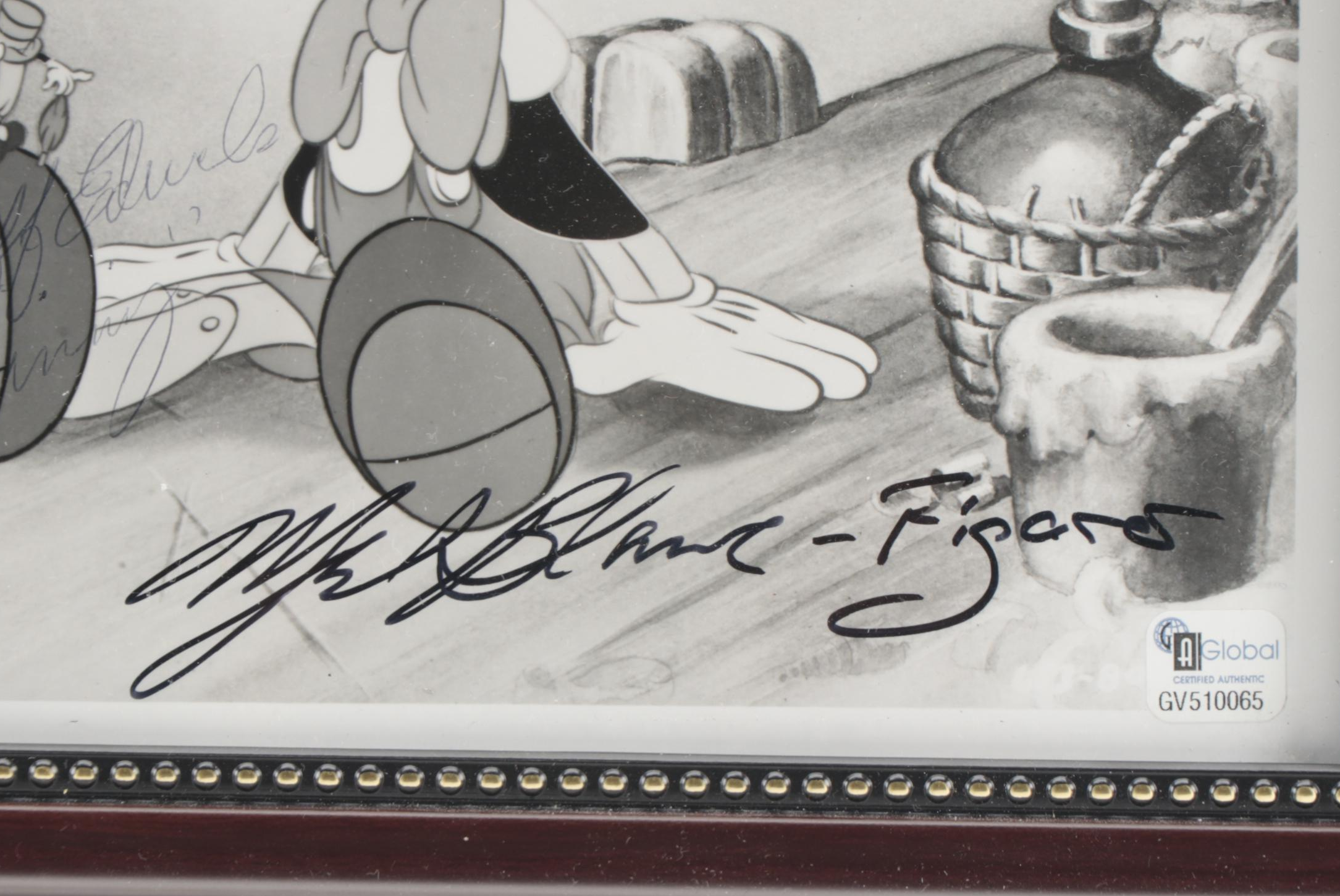 Mel Blanc, Dickie Jones and Cliff Edwards Signed "Pinocchio" Movie Still, COA