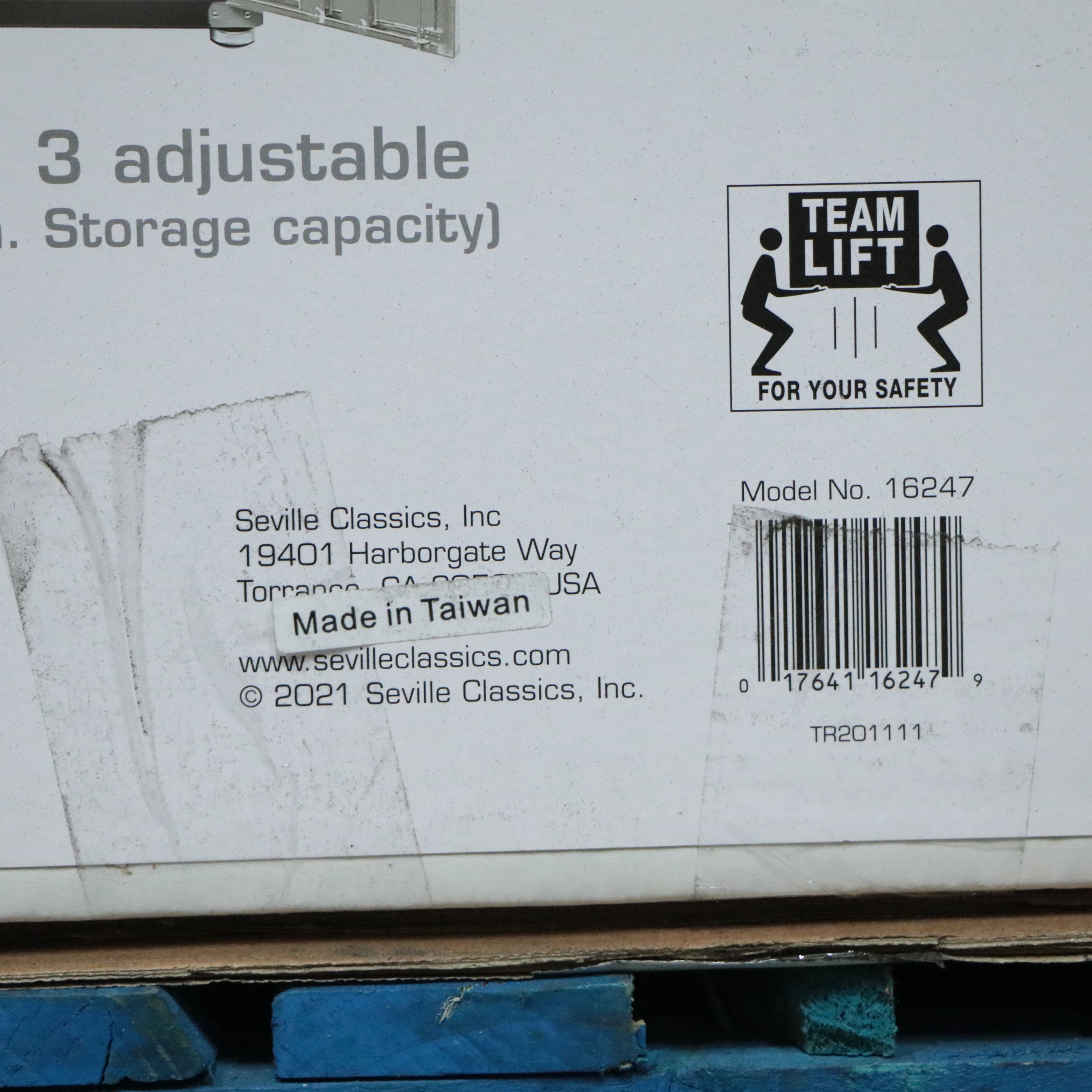 Seville Classics UltraHD® Stainless Steel 2-Door Lockable Storage Cabinet