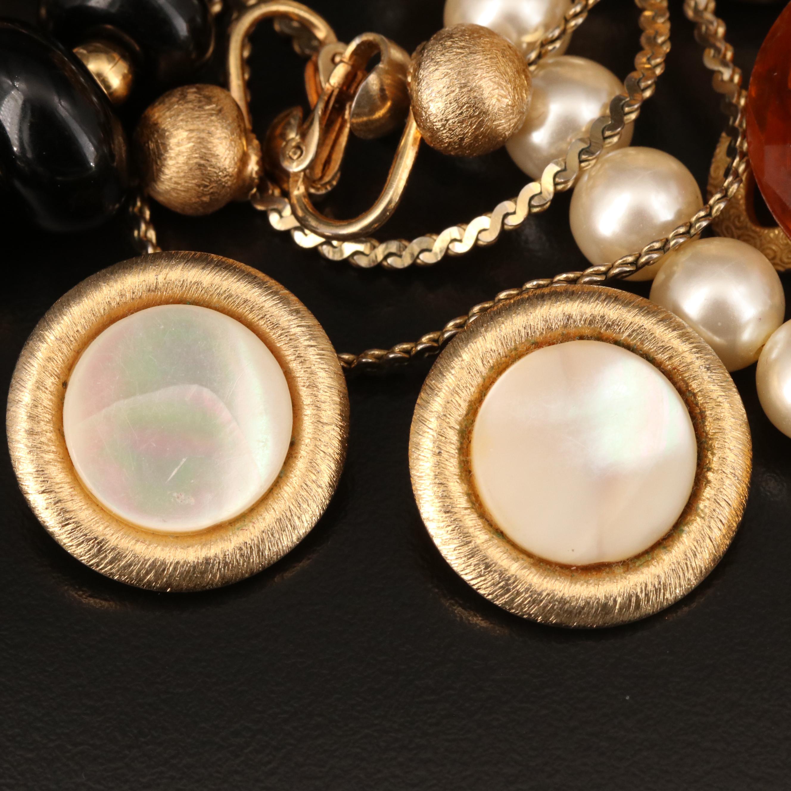 Vintage Jewelry Including Hobé and Napier