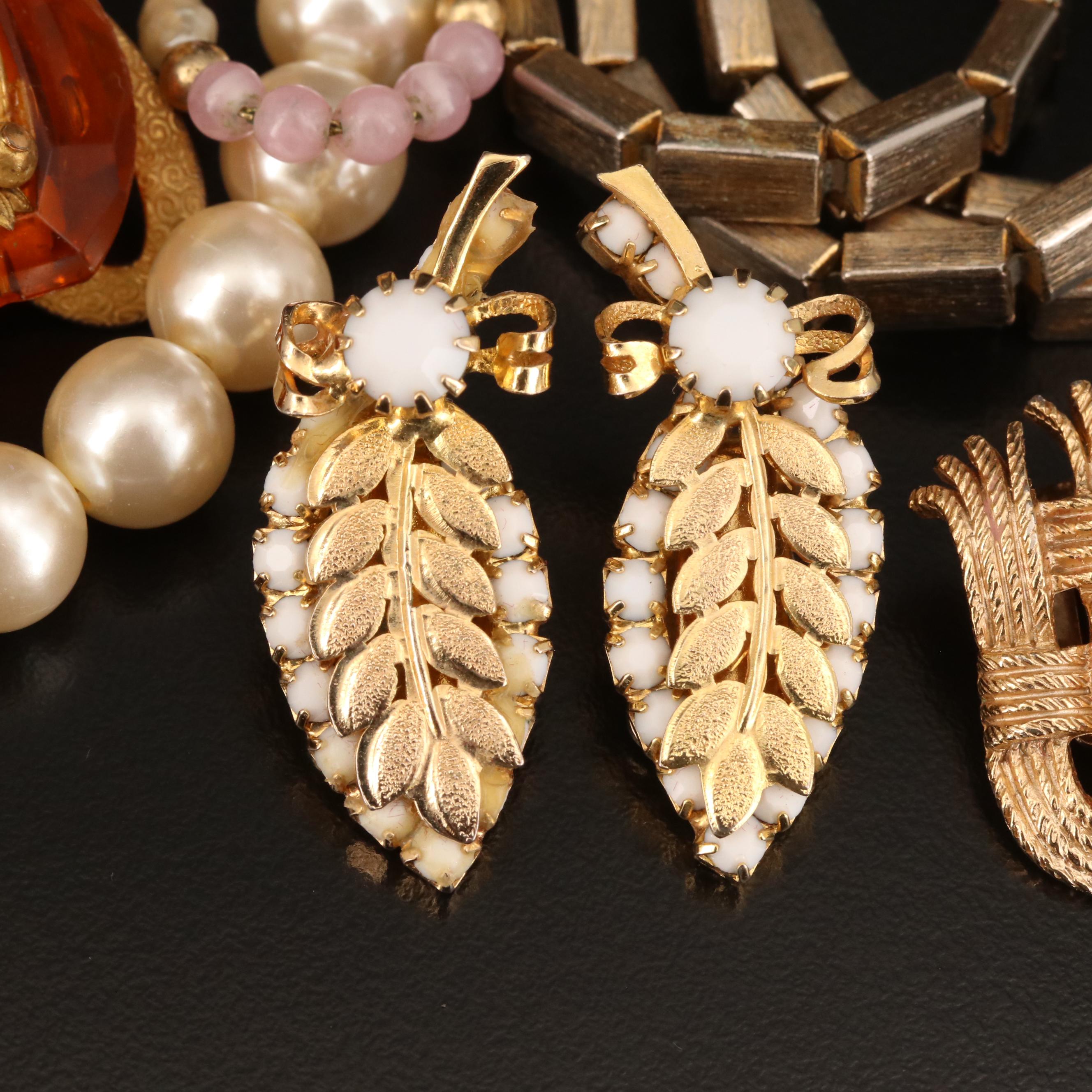 Vintage Jewelry Including Hobé and Napier