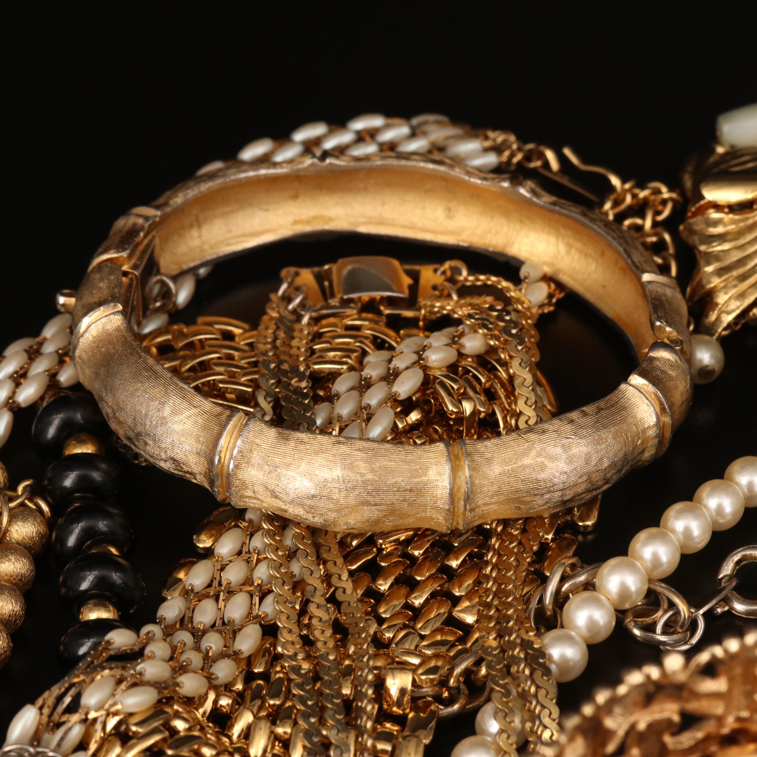 Vintage Jewelry Including Hobé and Napier
