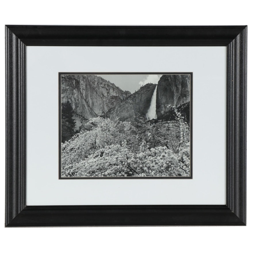 Landscape Offset Lithograph of Canyon, Late 20th Century