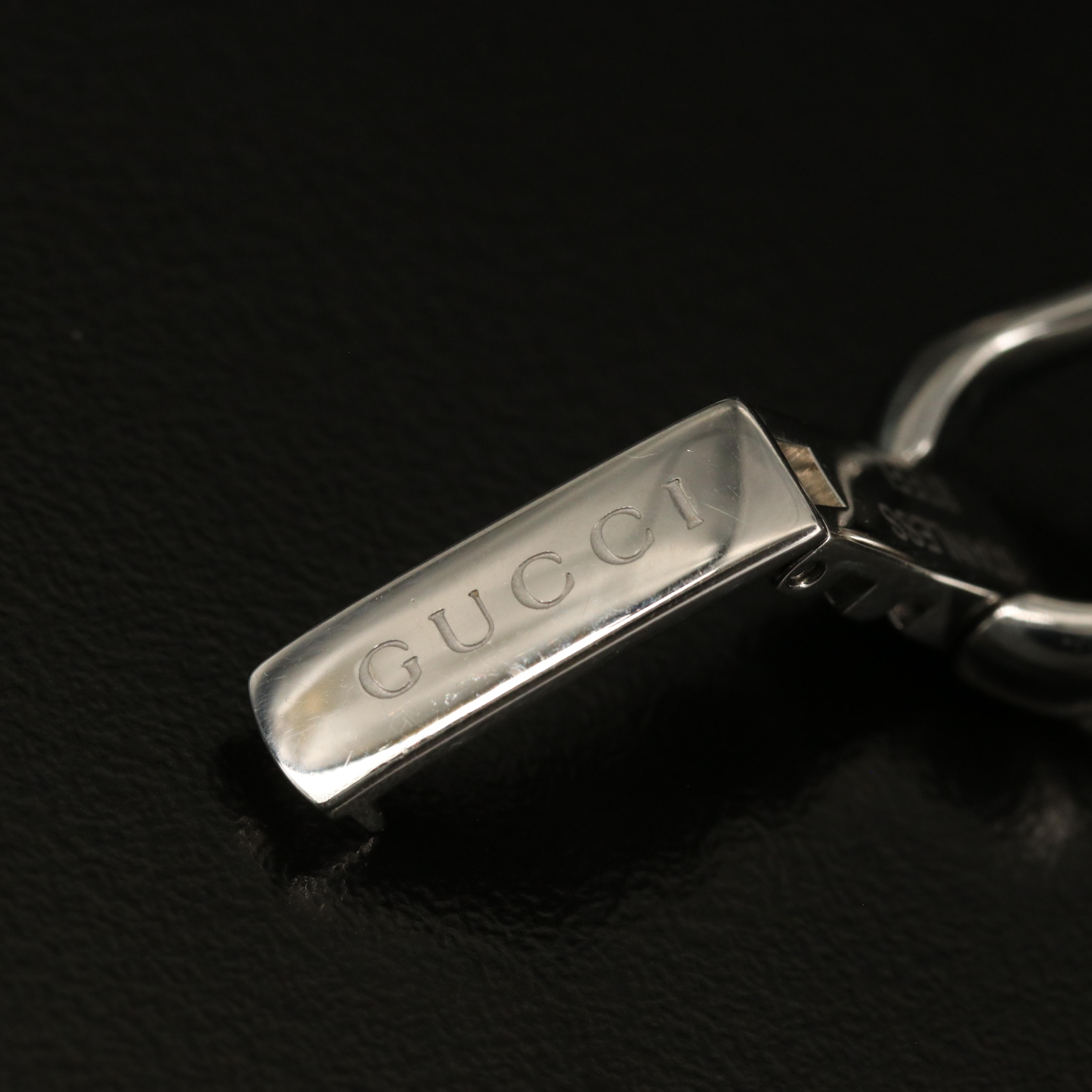 Gucci "132.4" Bamboo and Stainless Steel Quartz Watch