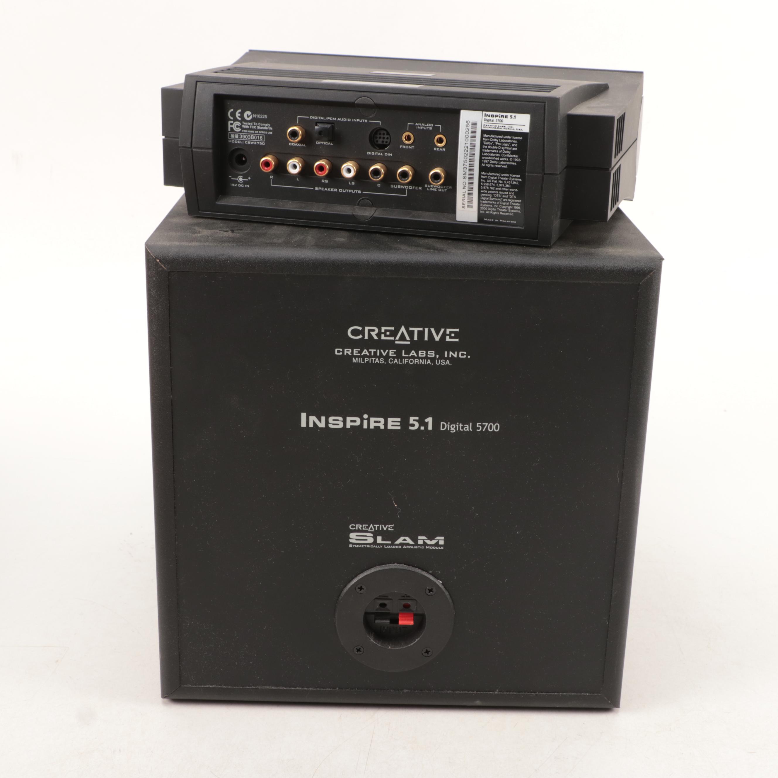 Creative Inspire 5.1 Digital 5700 Multimedia Speaker System