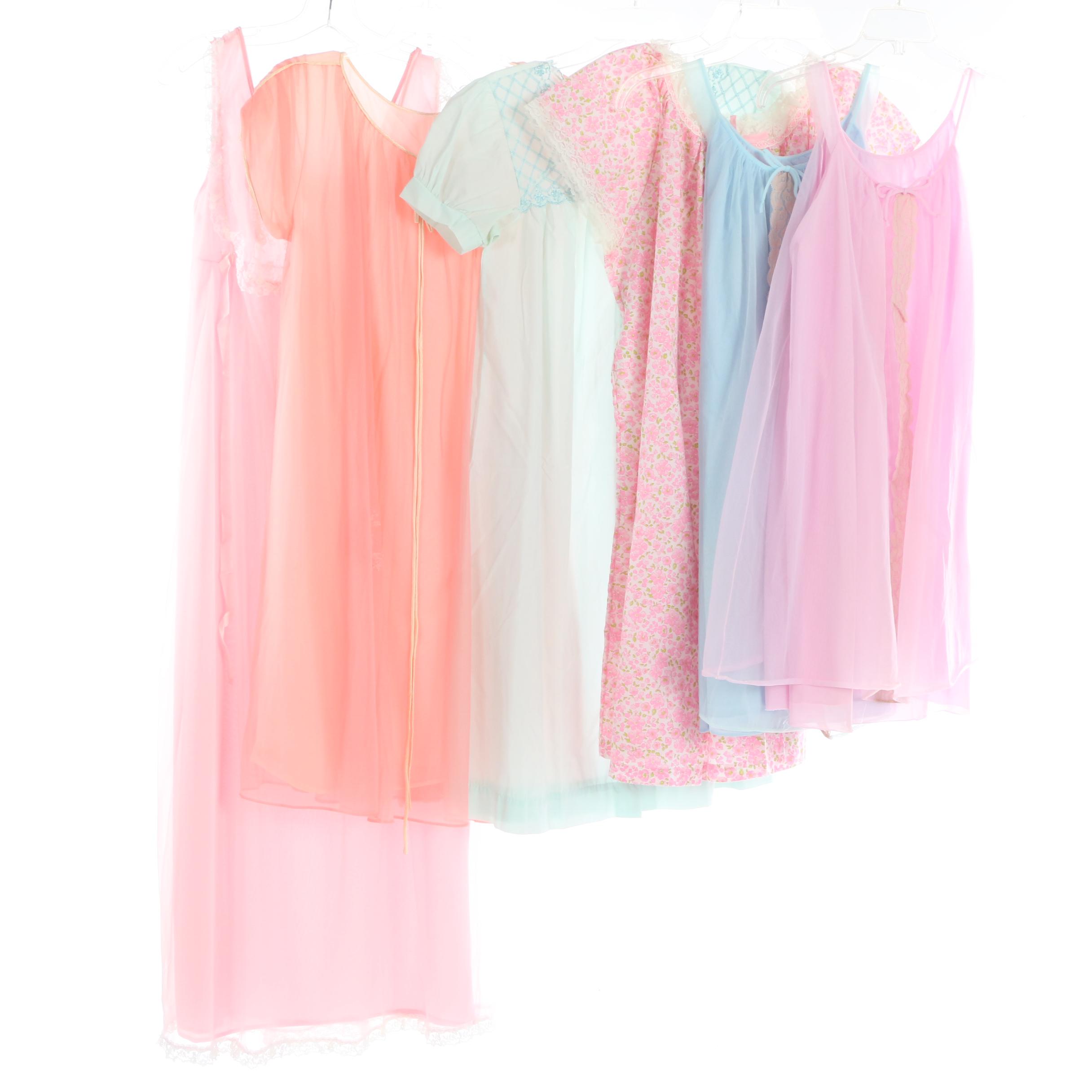 Chase, Rembrandt, Komar and More Short Sleeved and Sleeveless Night Dresses