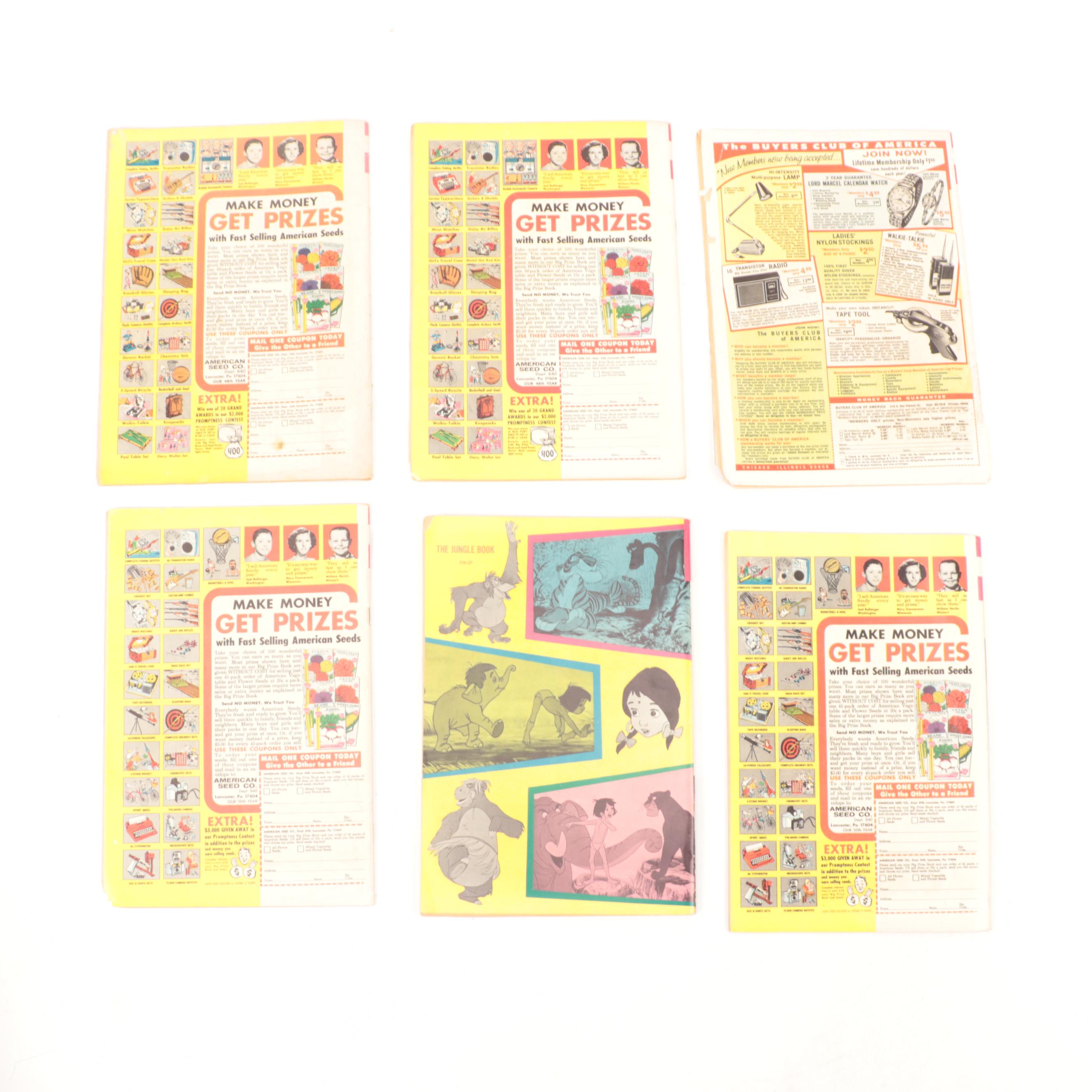 Silver Age Walt Disney Children's Comics Including "Super Goof", "Mickey Mouse"