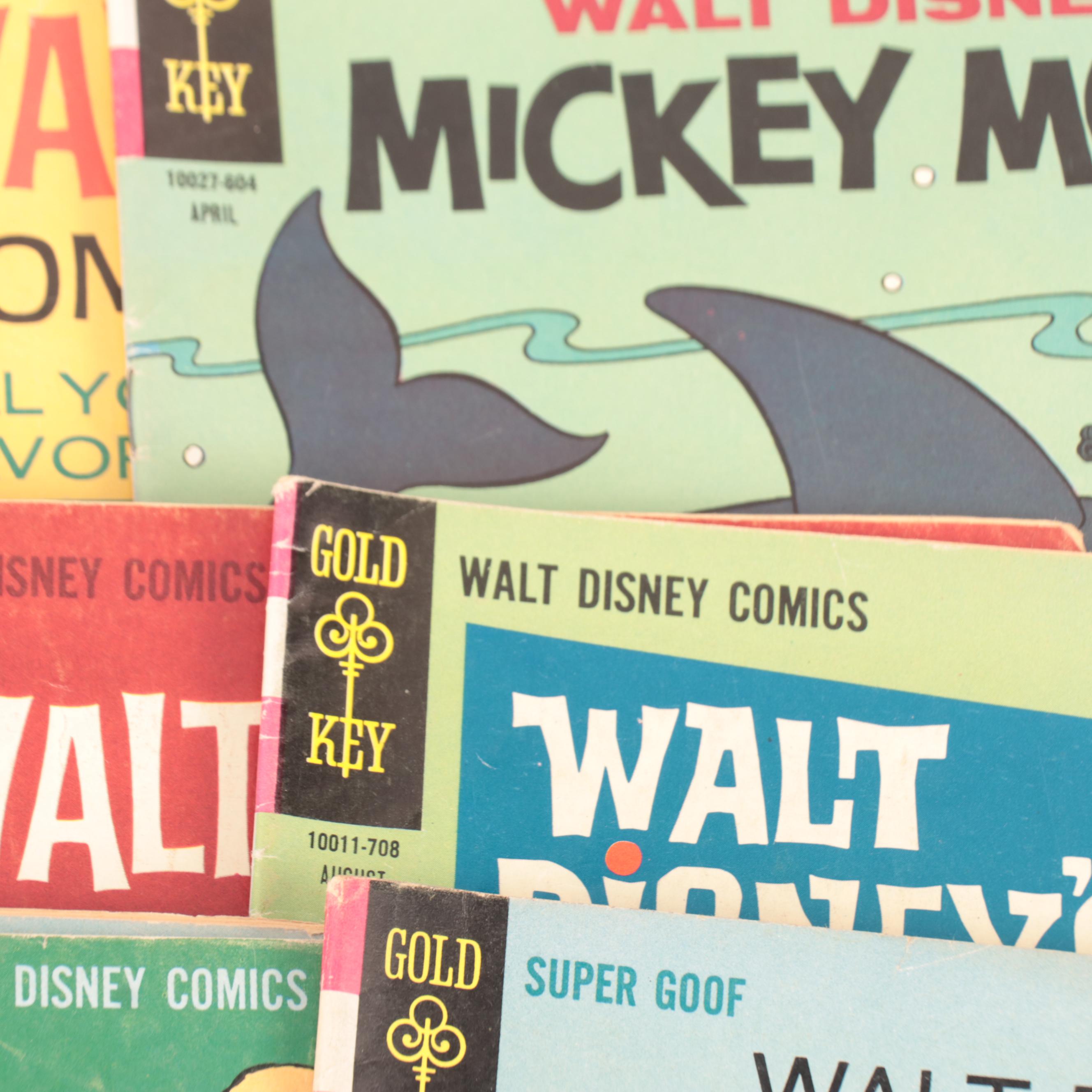 Silver Age Walt Disney Children's Comics Including "Super Goof", "Mickey Mouse"