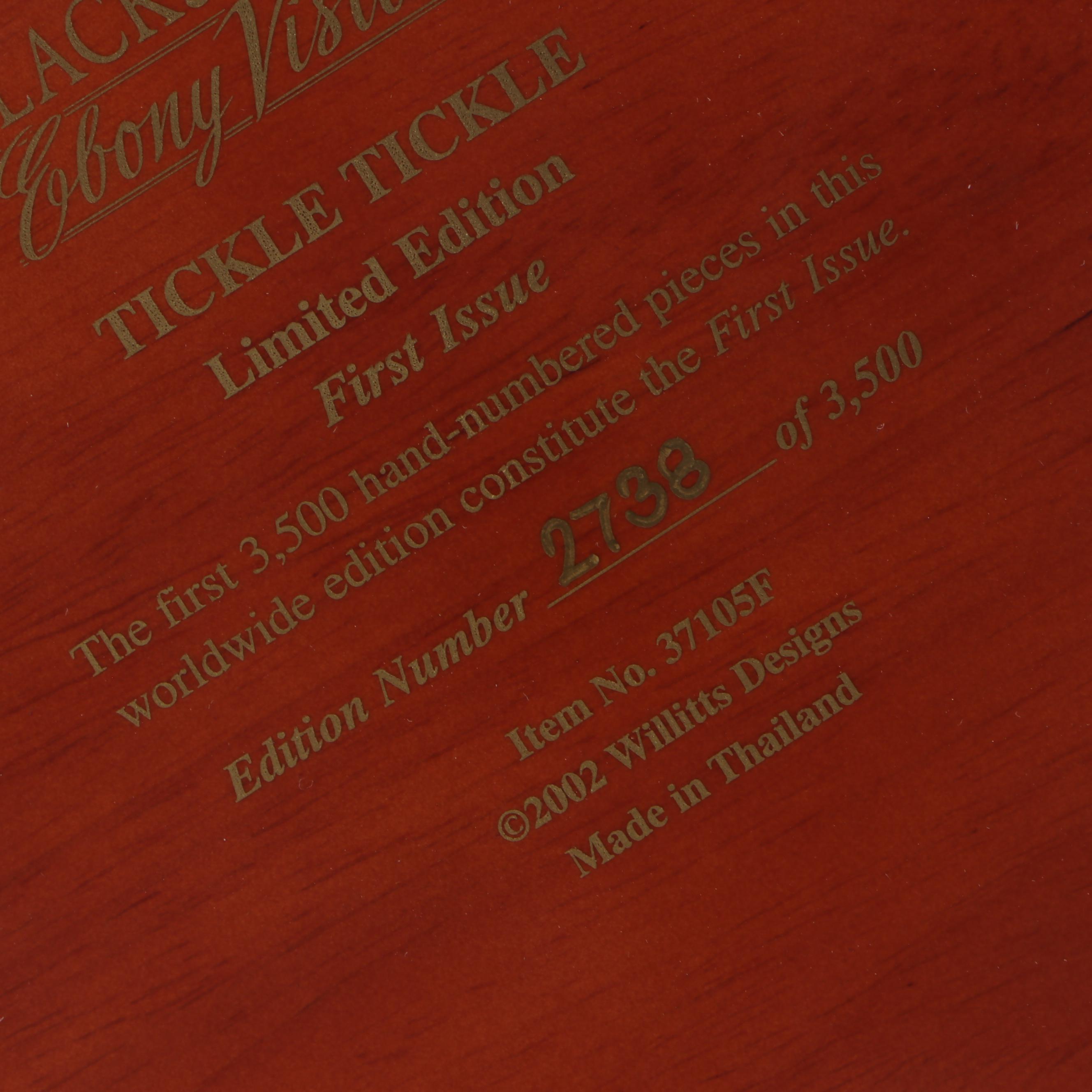 Thomas Blackshear's "Tickle Tickle" Limited Edition Figurine, 2002