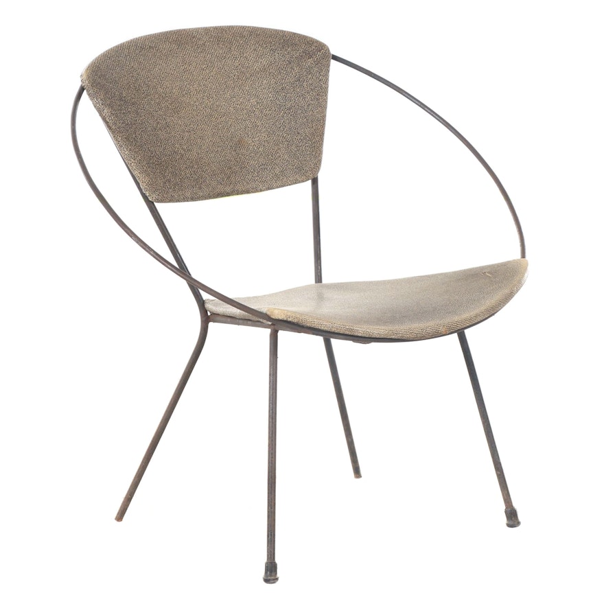 Mid Century Modern Iron Circle Chair