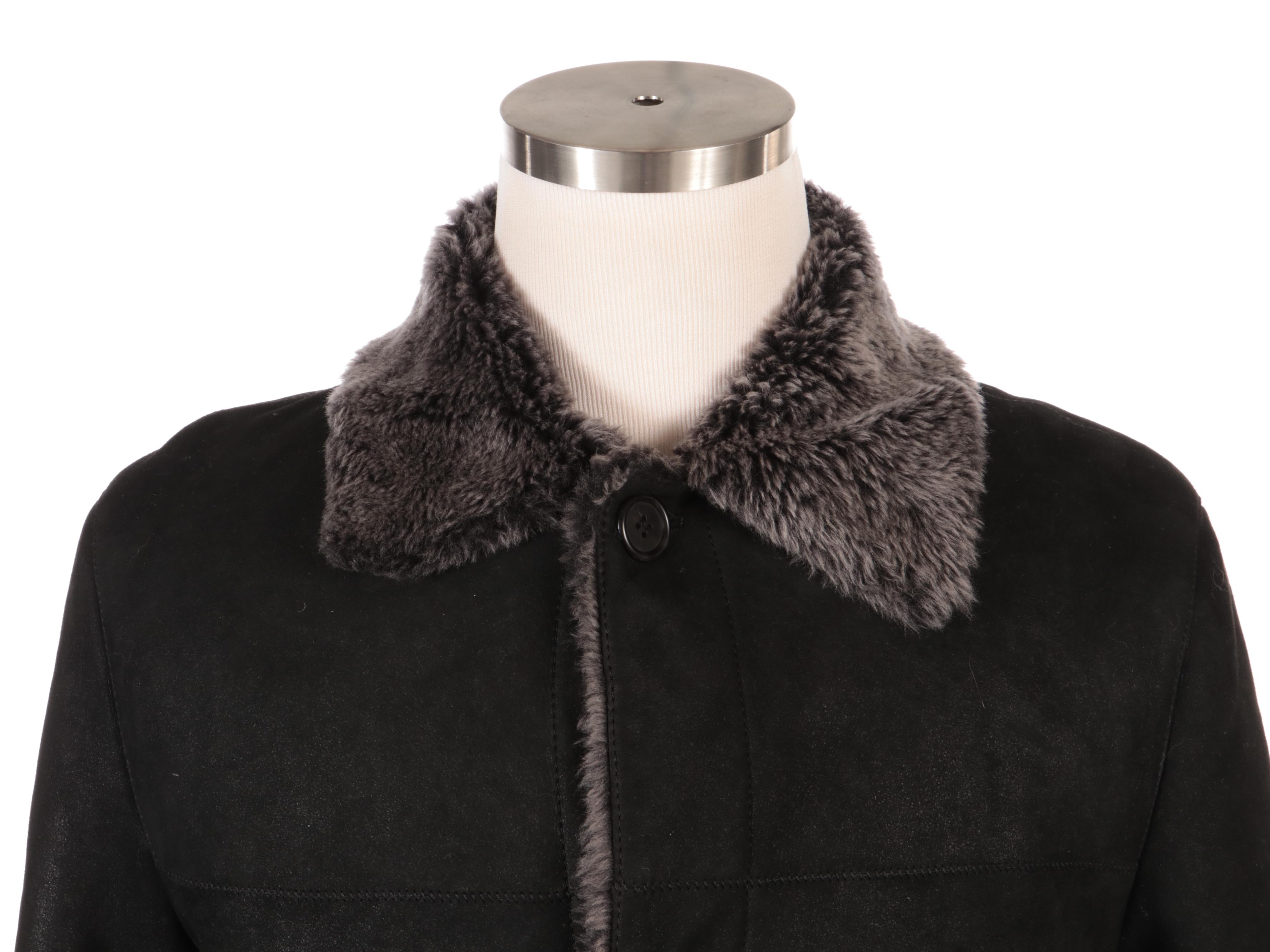 Men's Prada Sheepskin and Shearling Coat