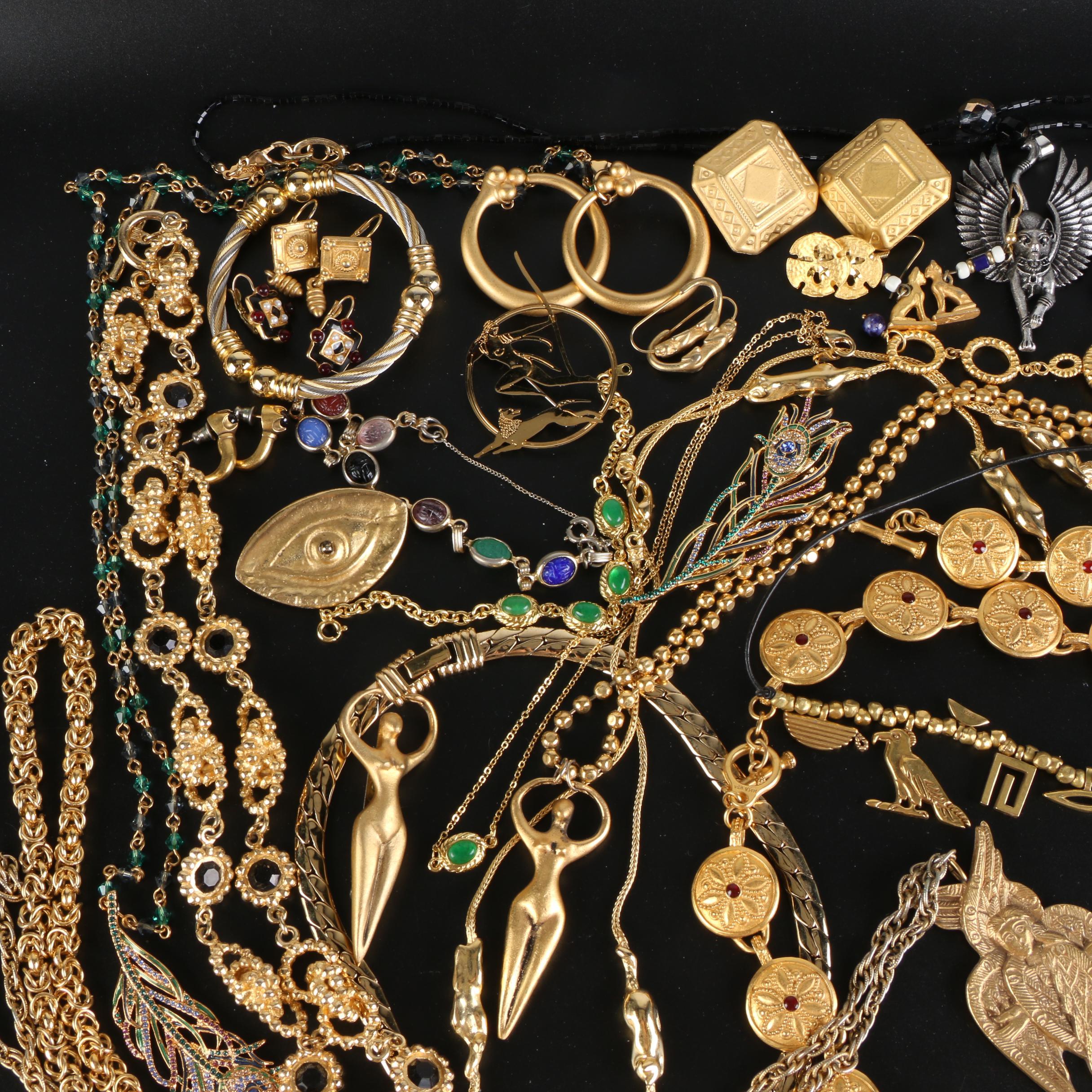 Costume Jewelry Featuring Metropolitan Museum of Art and Gemstones