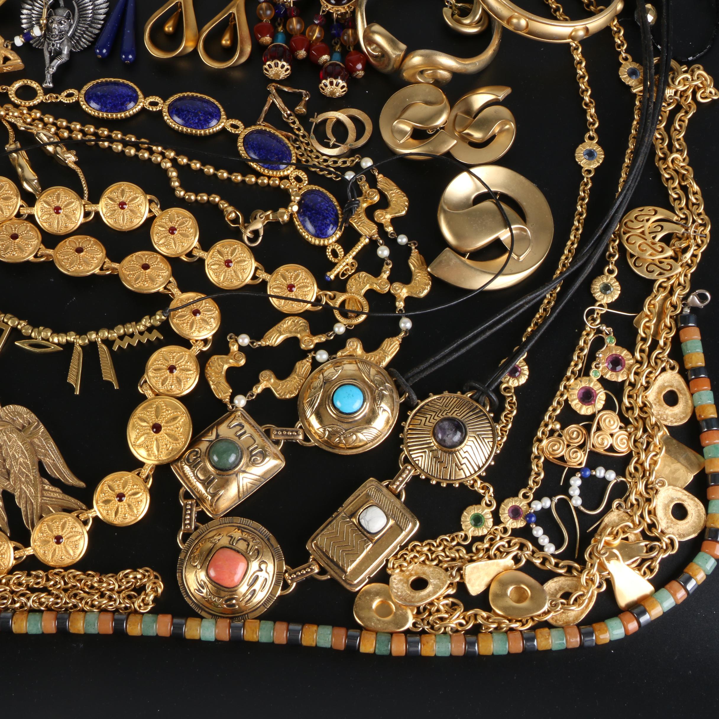 Costume Jewelry Featuring Metropolitan Museum of Art and Gemstones