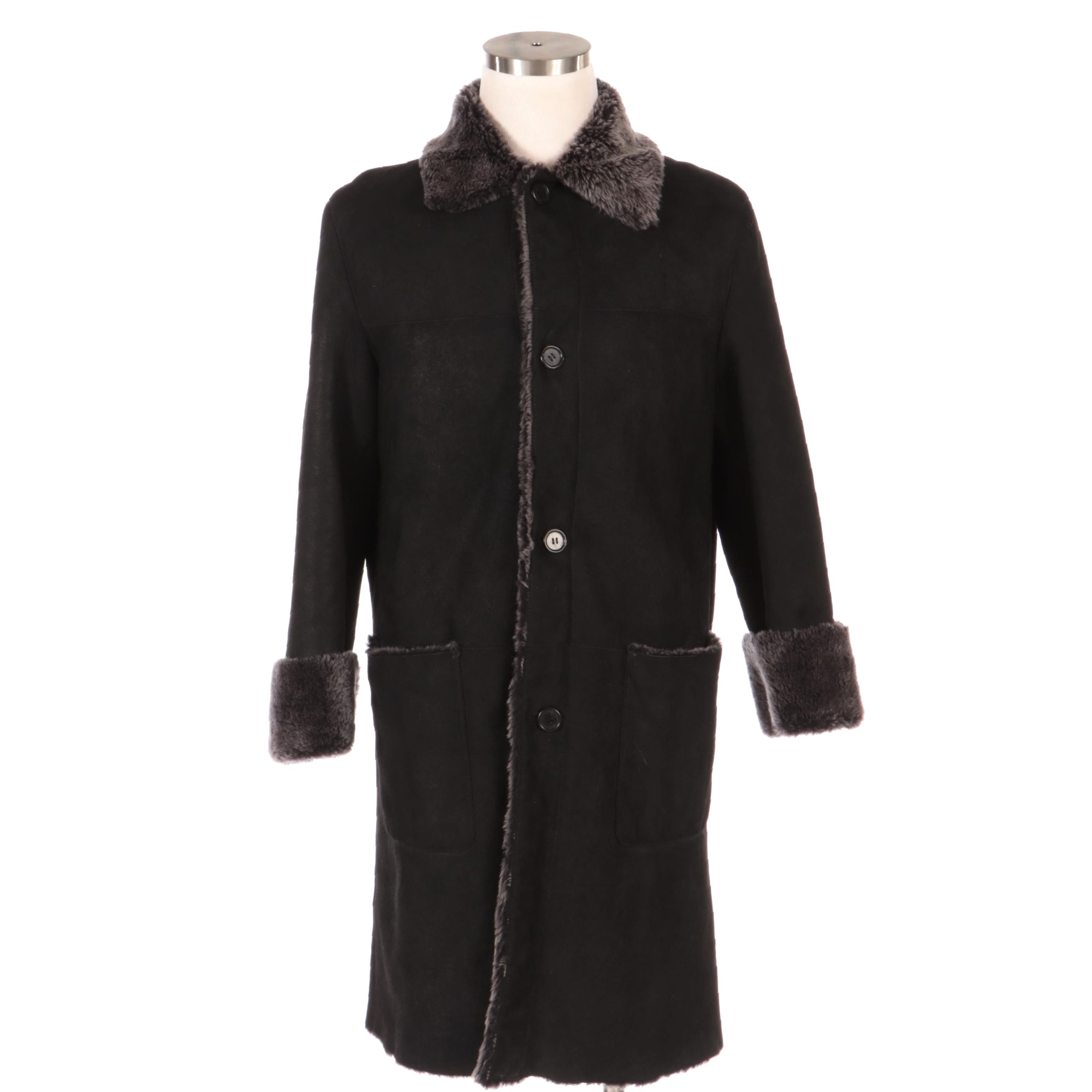 Men's Prada Sheepskin and Shearling Coat