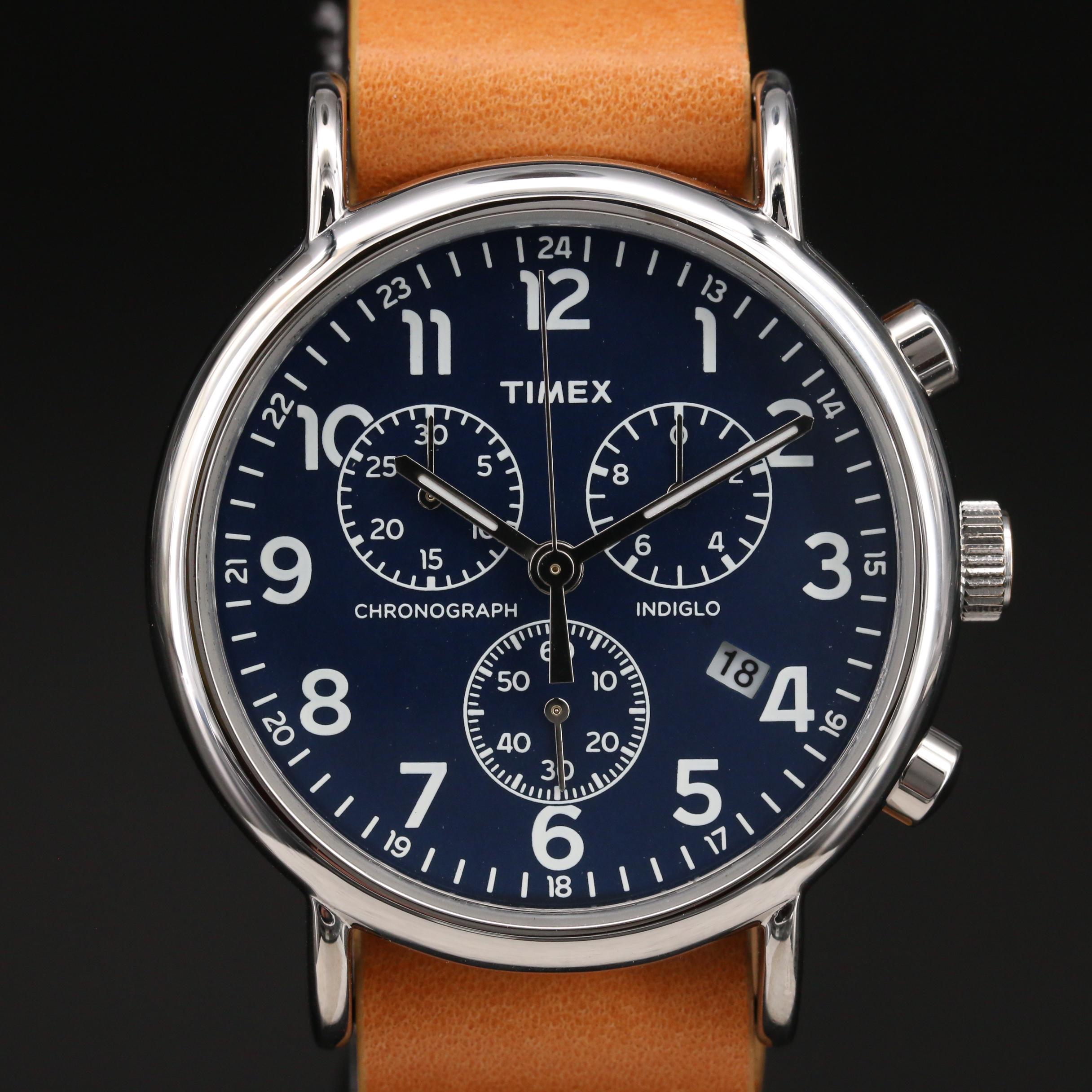 Timex Weekender Chronograph Stainless Steel Watch