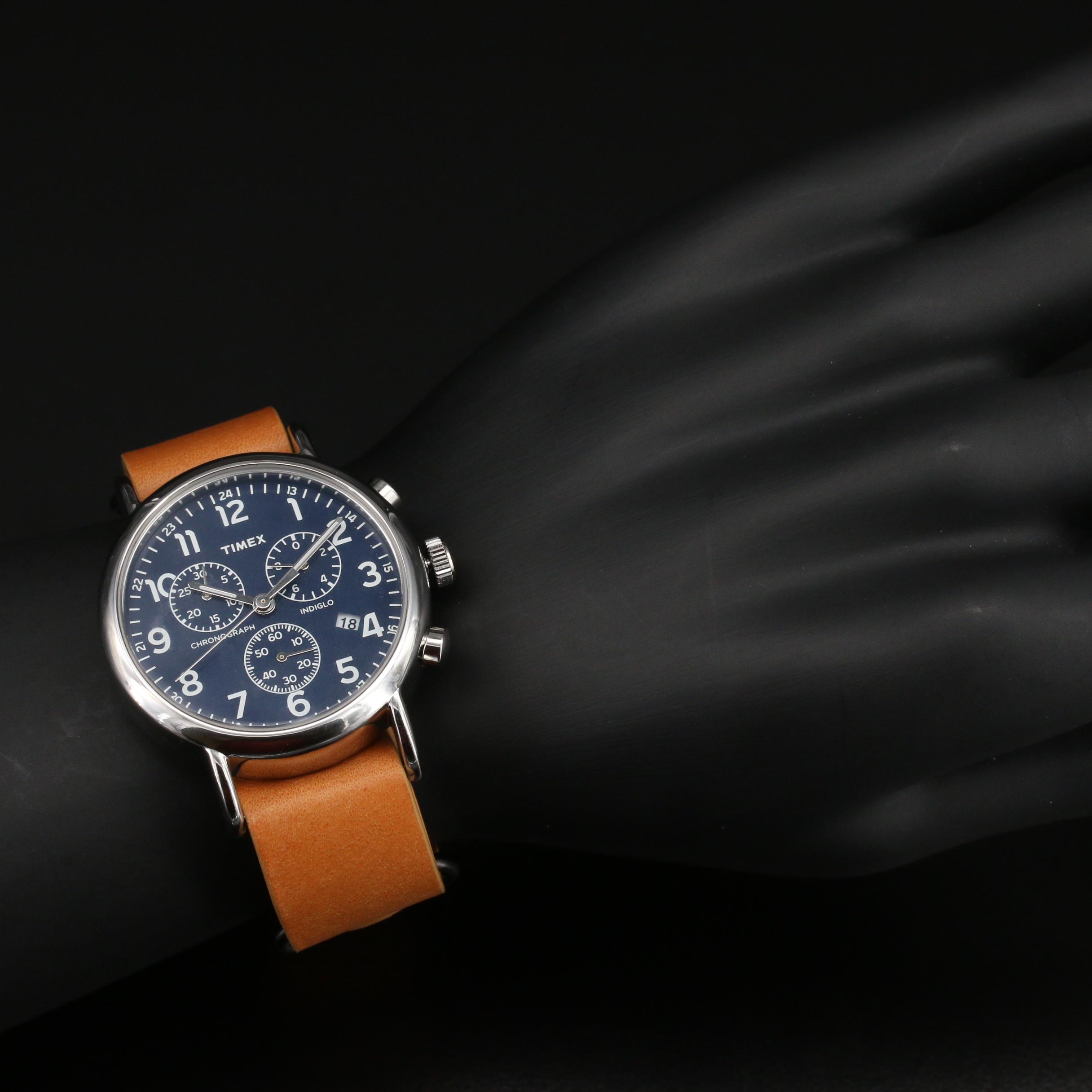 Timex Weekender Chronograph Stainless Steel Watch