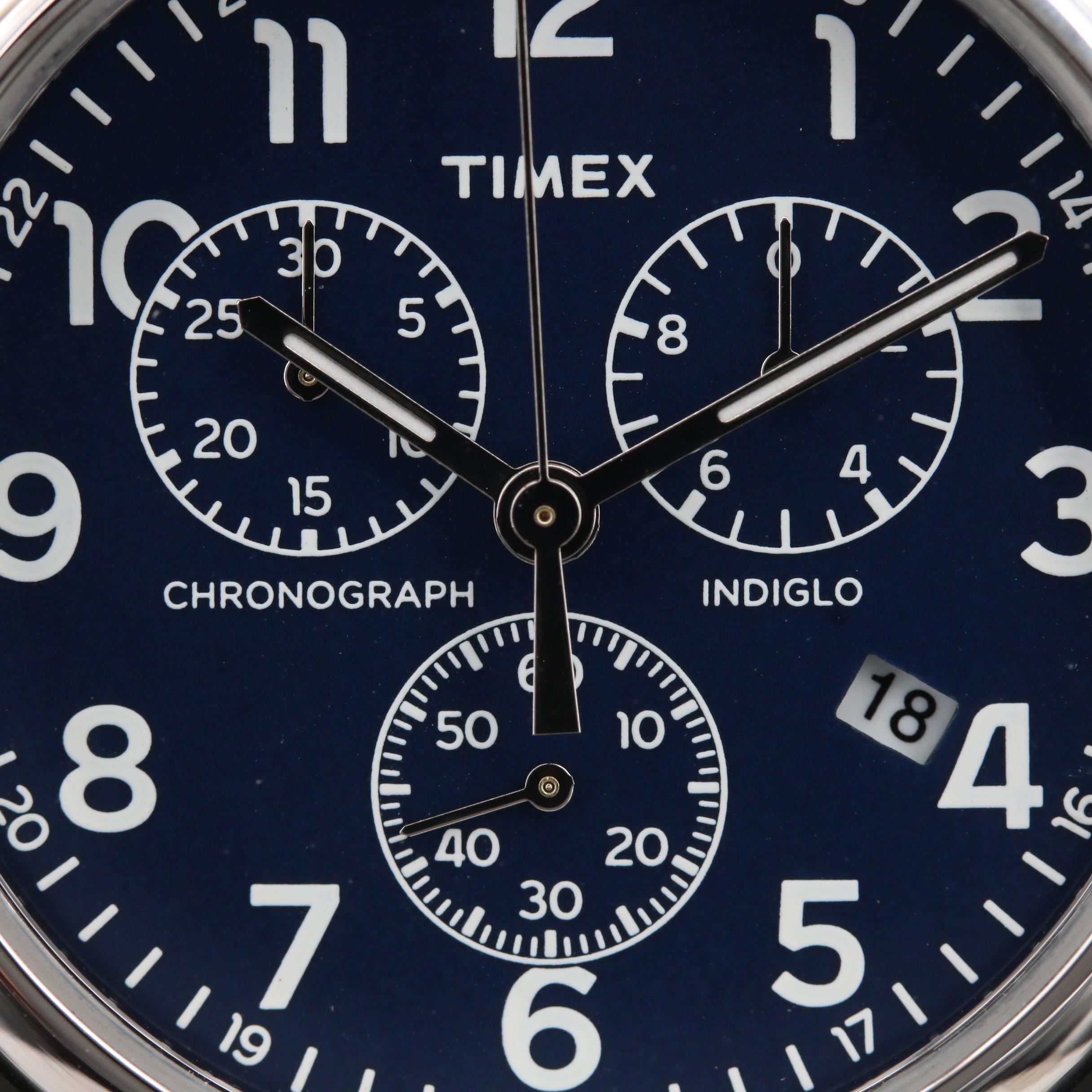 Timex Weekender Chronograph Stainless Steel Watch