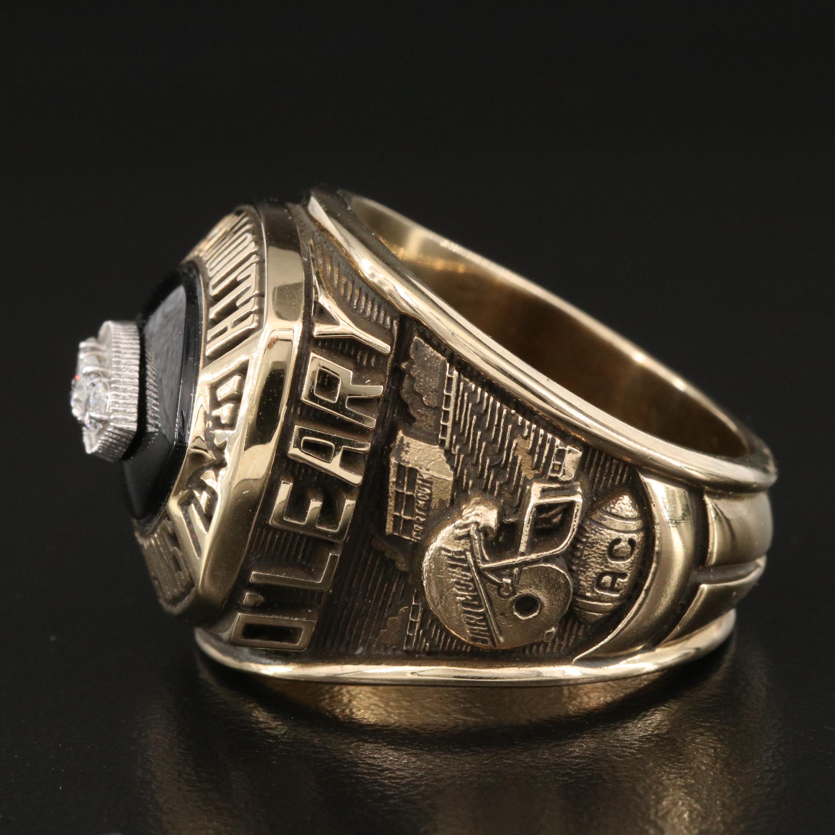 Vintage 1992 Dartmouth College Ivy League Championship Cubic Zirconia Ring