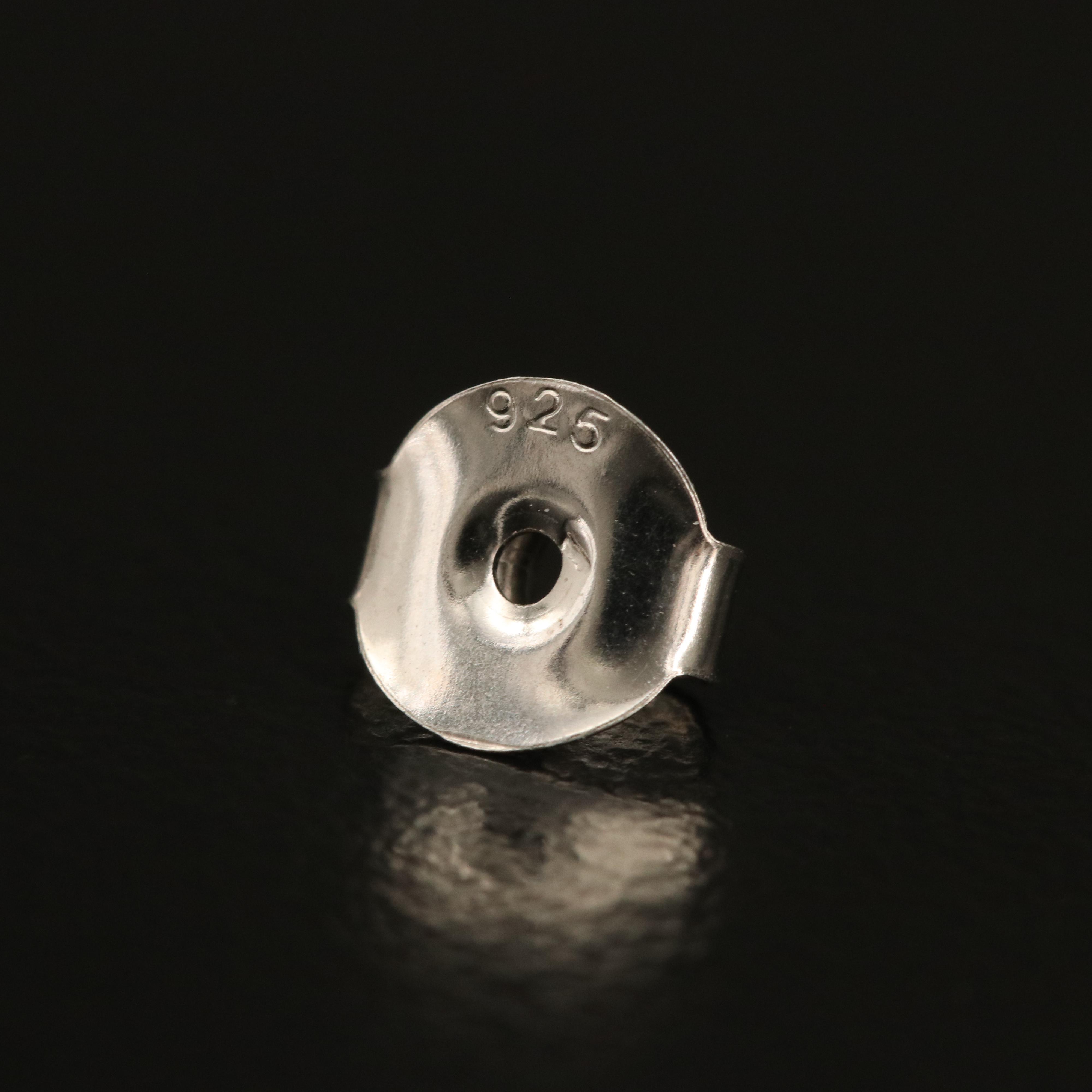 Sterling Floral Cluster Earrings Including Sapphire, Garnet and Peridot