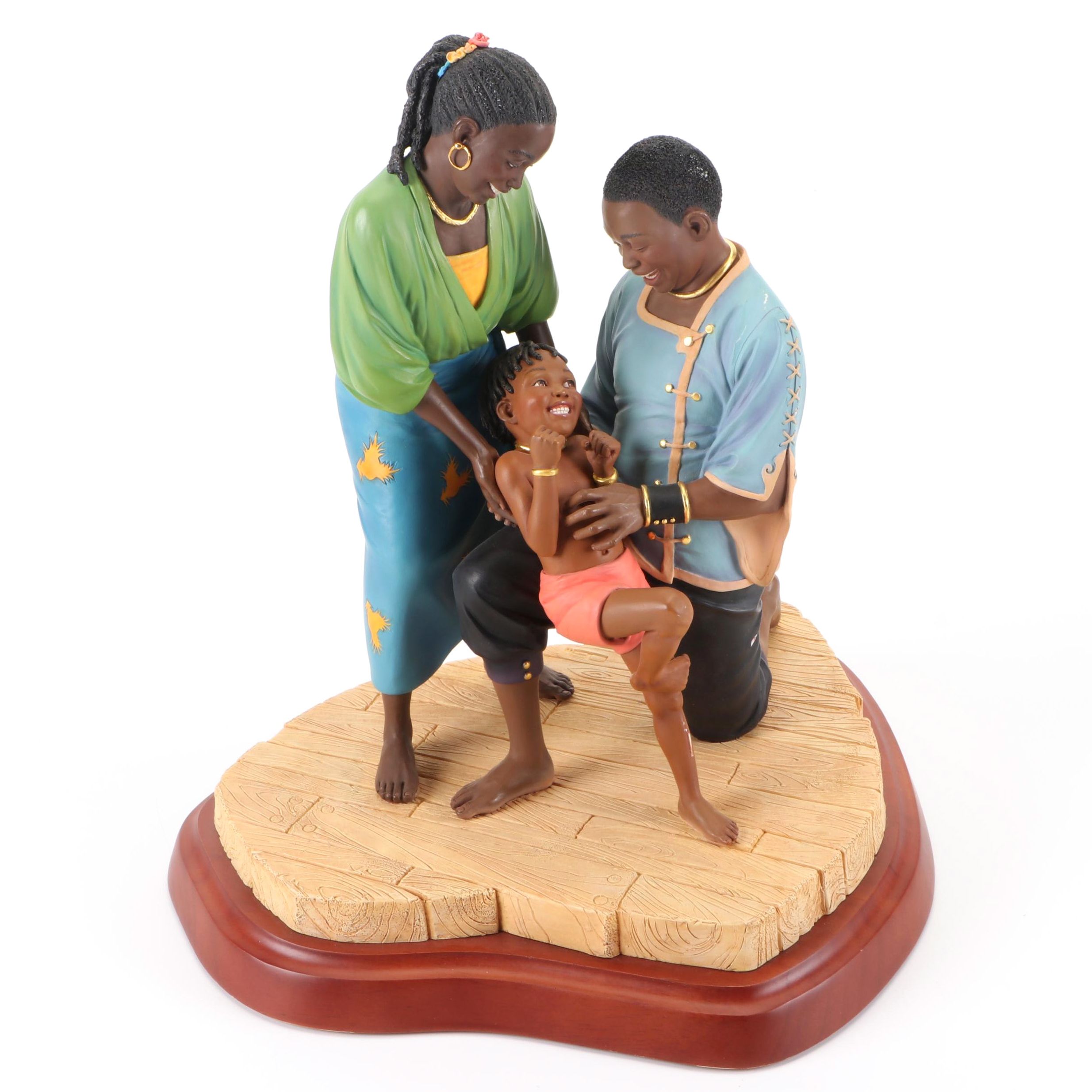 Thomas Blackshear's "Tickle Tickle" Limited Edition Figurine, 2002