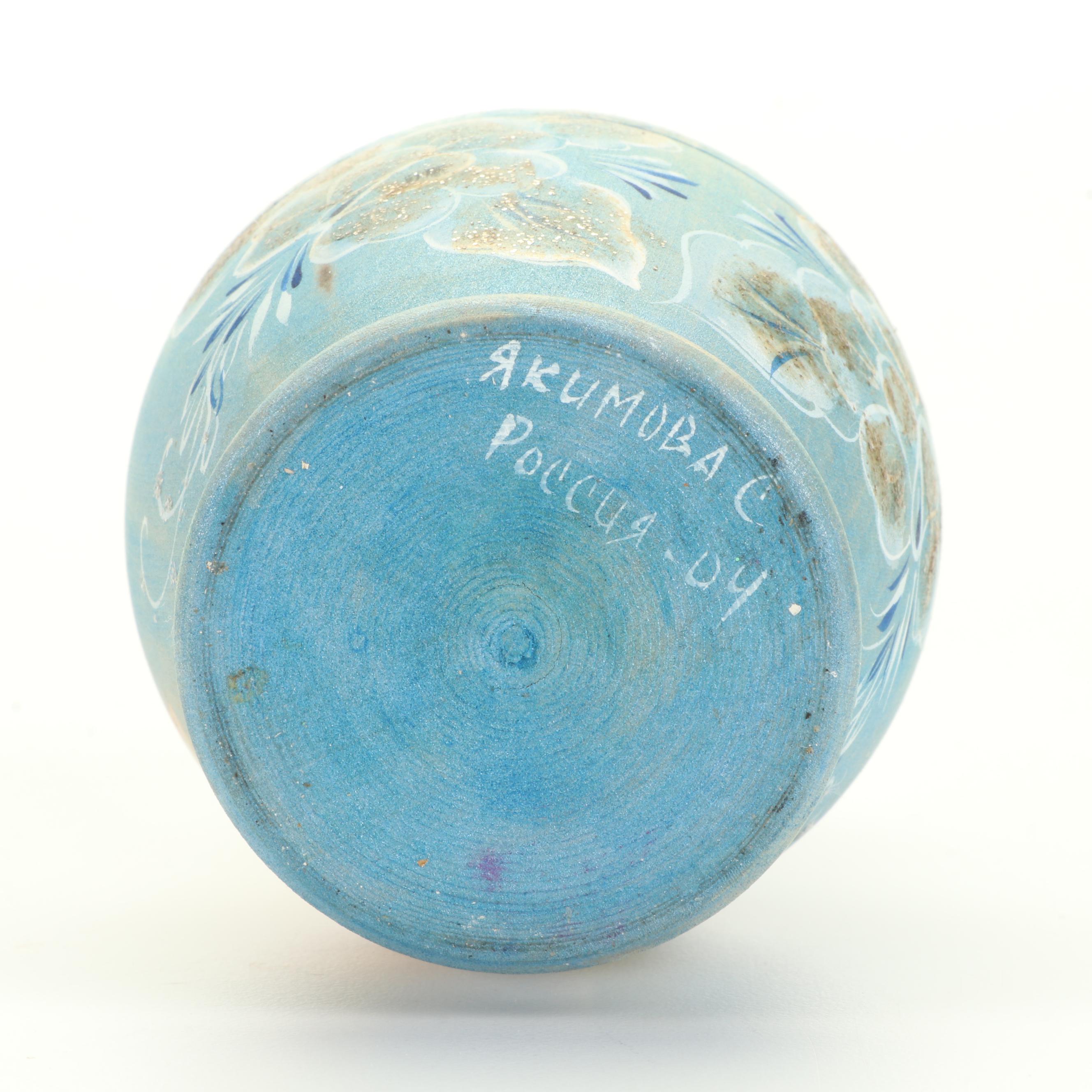 Russian Hand-Painted Matryoska Nesting Dolls and More