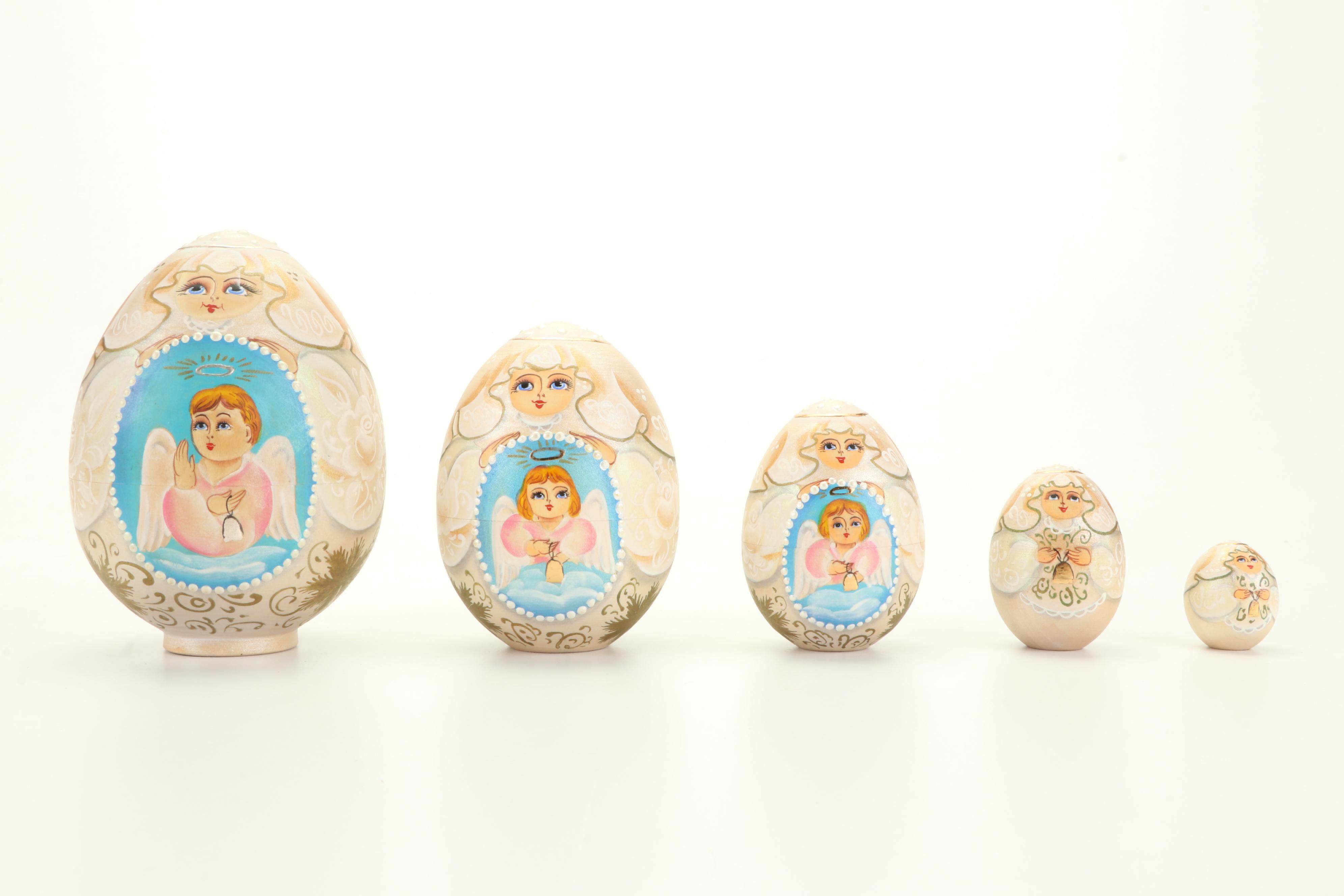 Russian Hand-Painted Matryoska Nesting Dolls and More